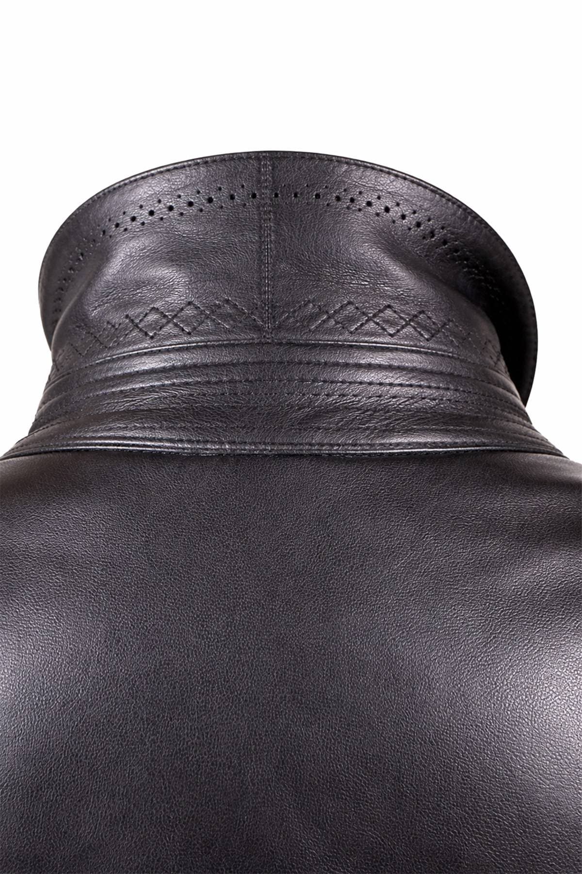 Torras Black Leather Jacket | Men's - $1,675.00 – $1,985.00 - View 7 of 8