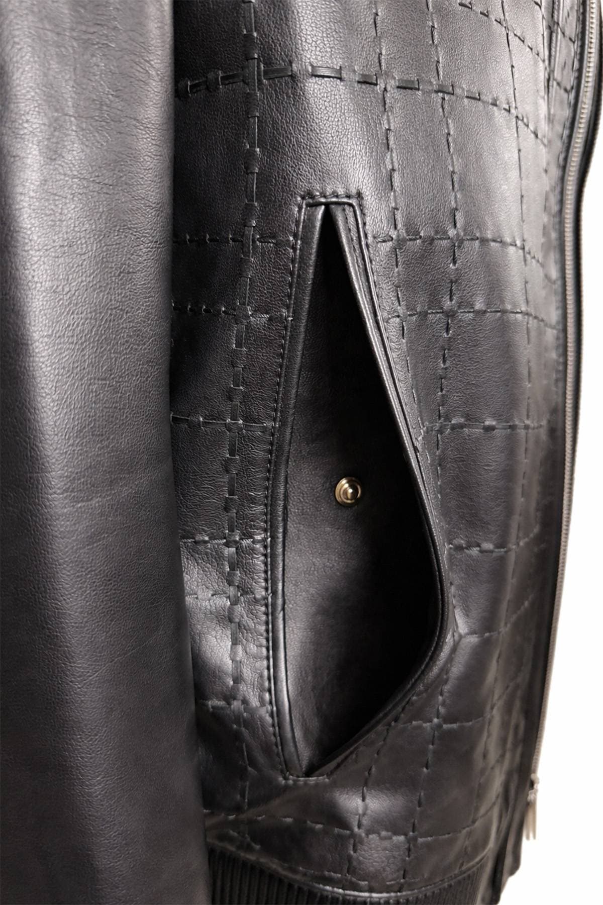 Torras Black Leather Jacket | Men's - 1675.0000 - Alternative view 5