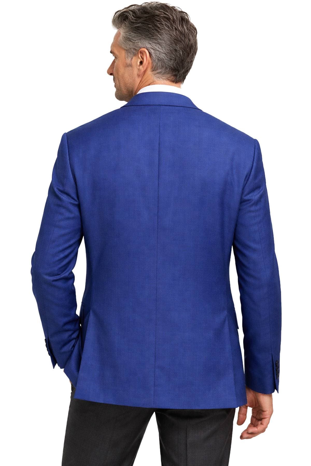 Blue Men's Travel Blazer -  - Alternative view 2