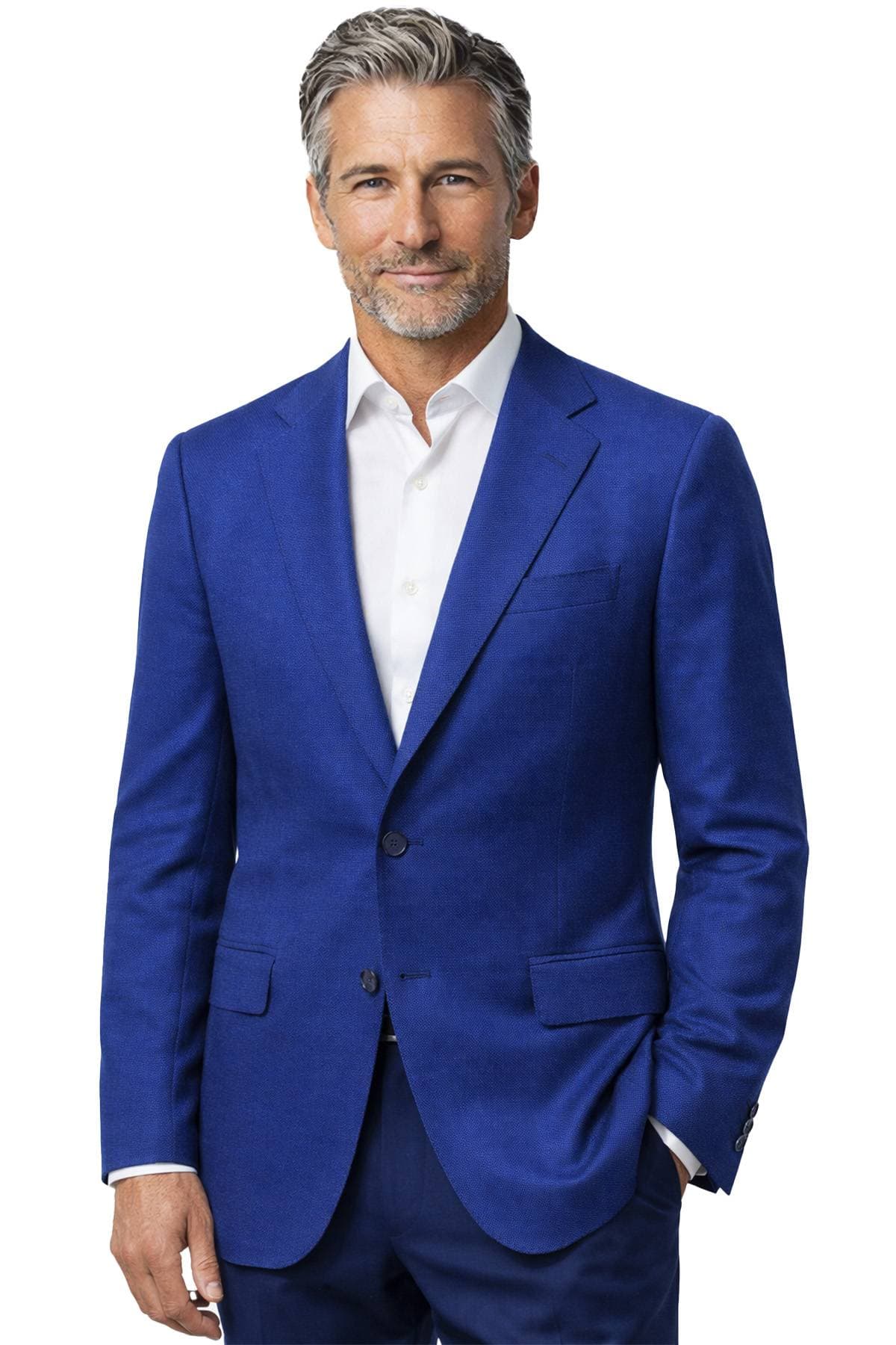 Blue Men's Travel Blazer -  - Main product view