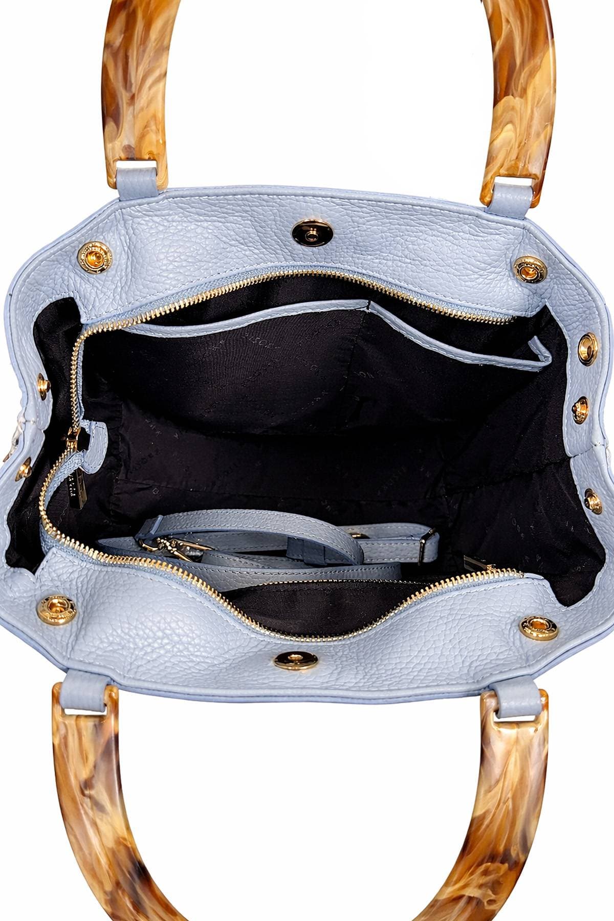 Baby Blue Italian Leather Purse - $595.00 - View 7 of 8