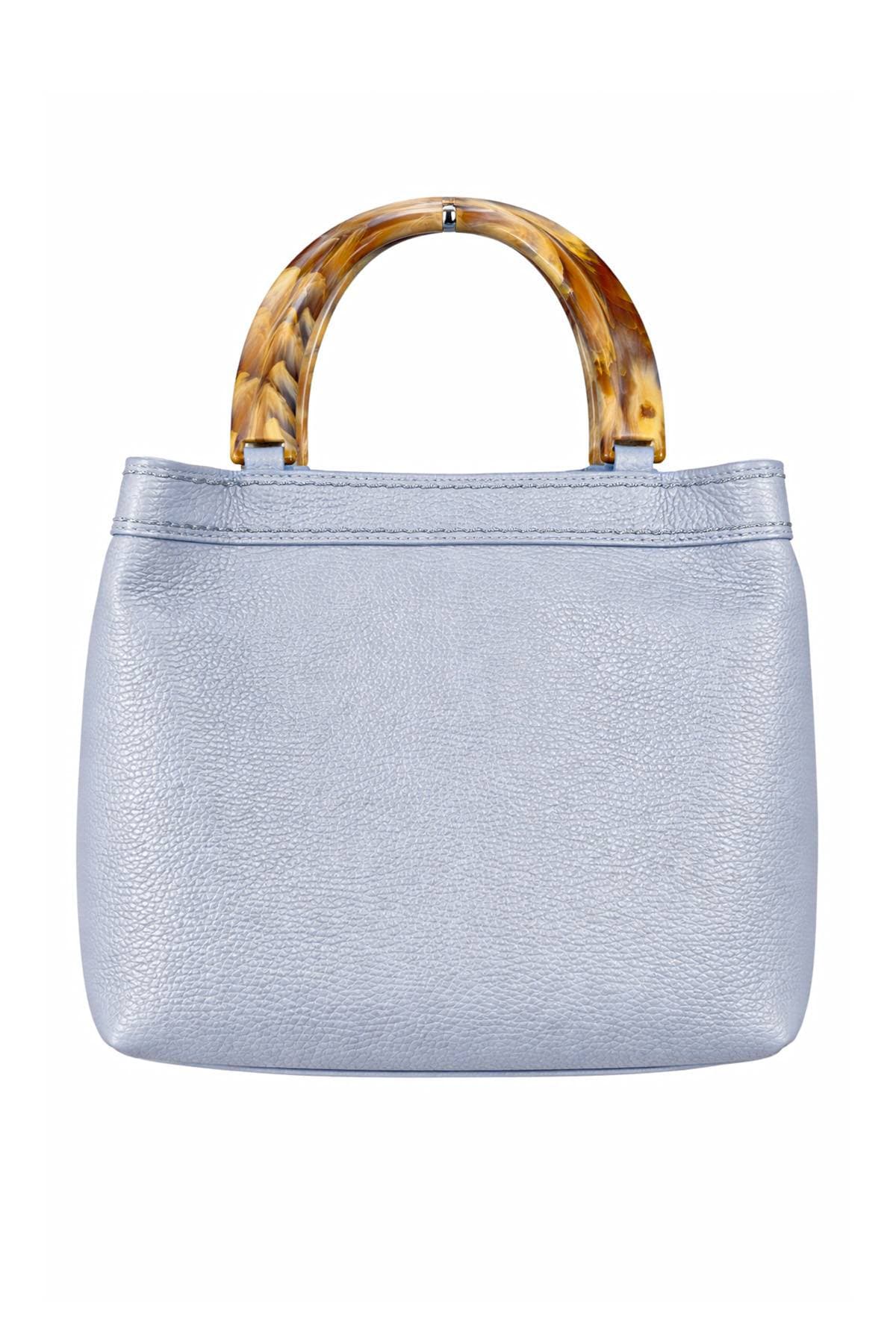 Baby Blue Italian Leather Purse - 595.0000 - Alternative view 4
