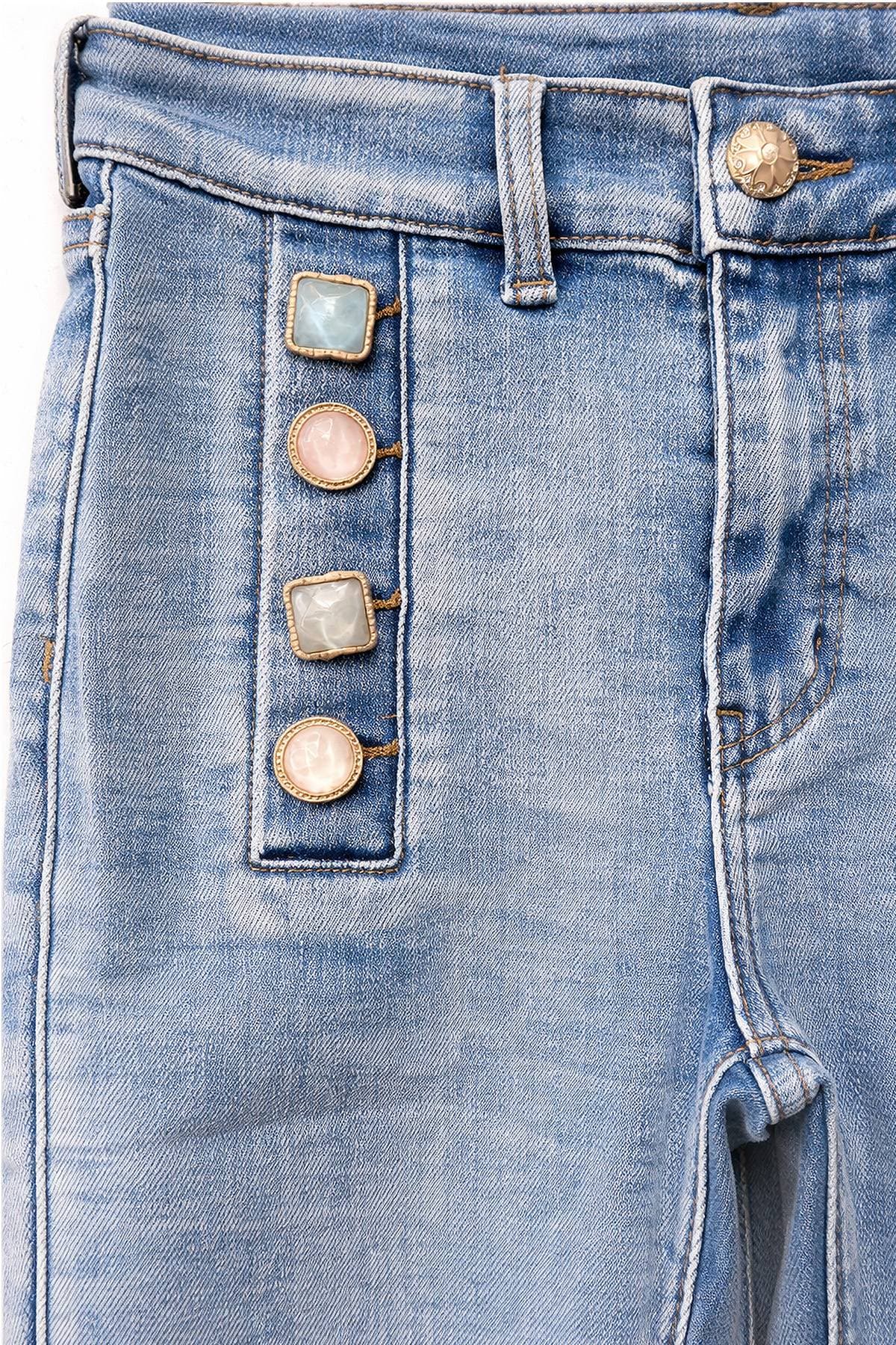 Light Denim Blue Sailor Pant | Women's - $245.00 - View 4 of 4