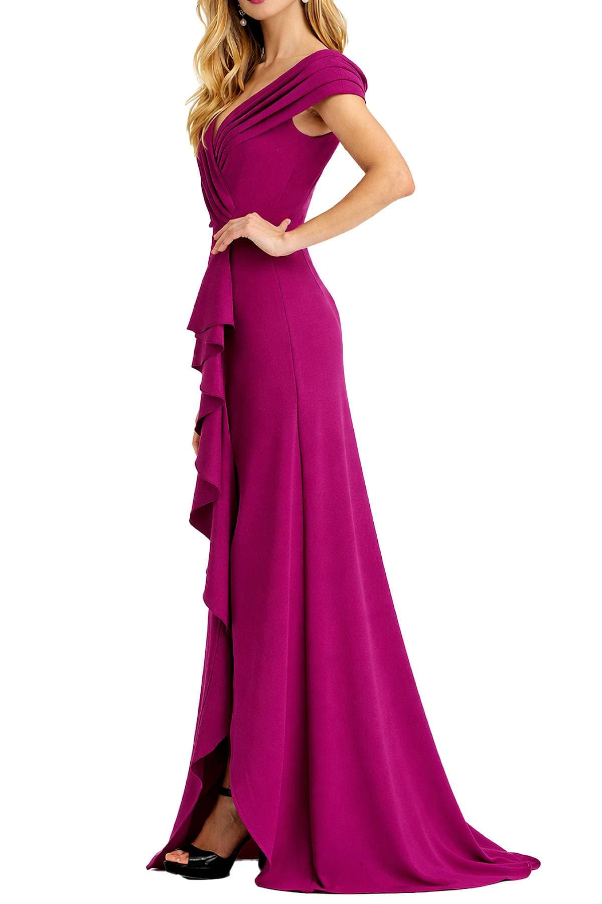 Tadashi Magenta Pink Gown | Women's - $595.00 - View 3 of 6