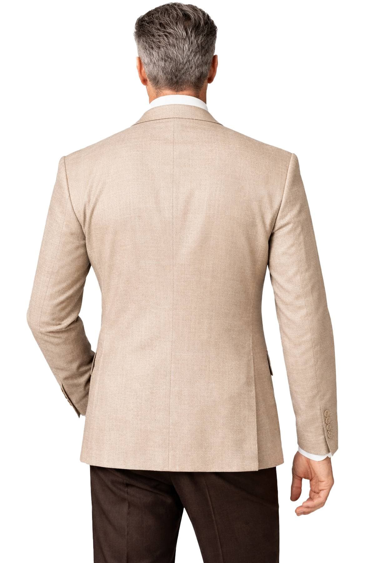Beige Hopsack Blazer | Men's - $1,465.00 - View 3 of 7