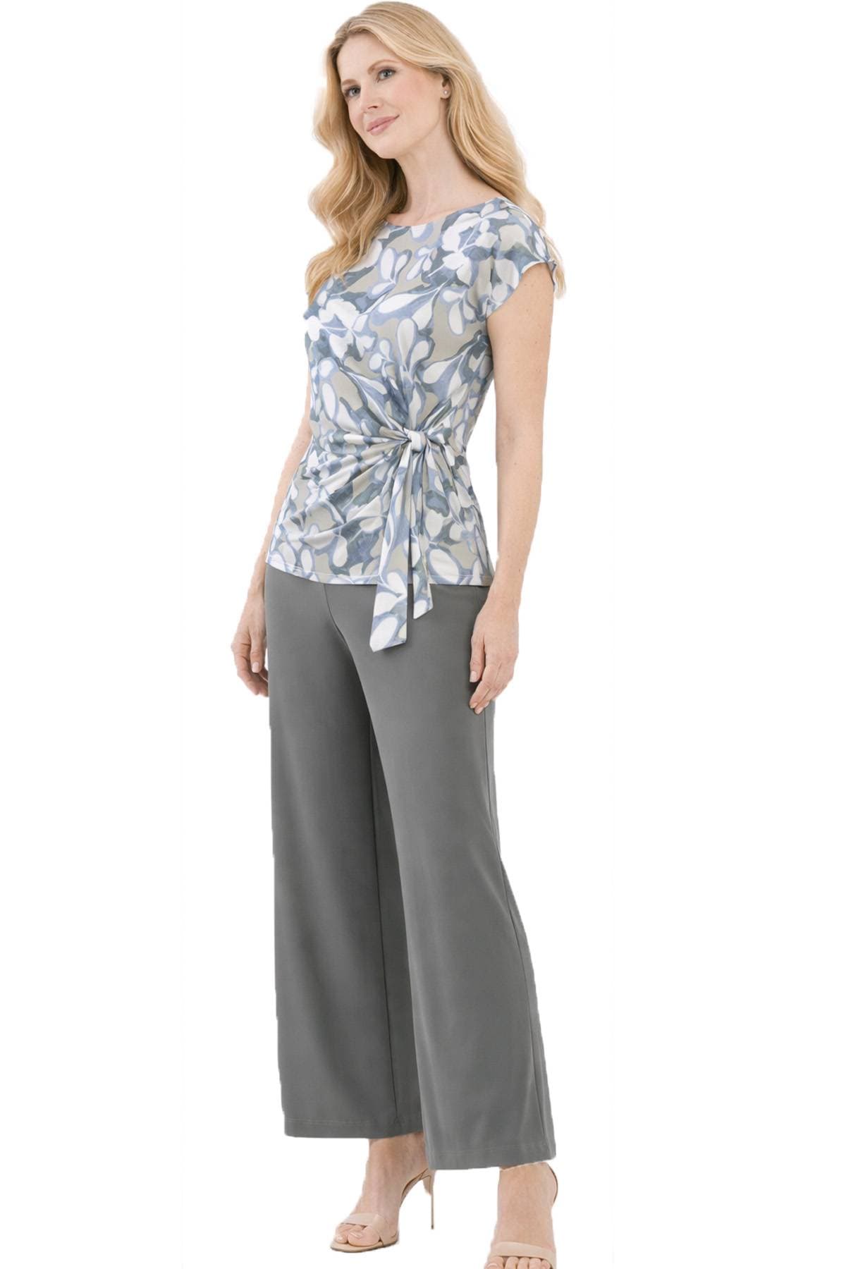 Sage Grey Solid Jersey Pant | Women's - $158.00 - View 4 of 5