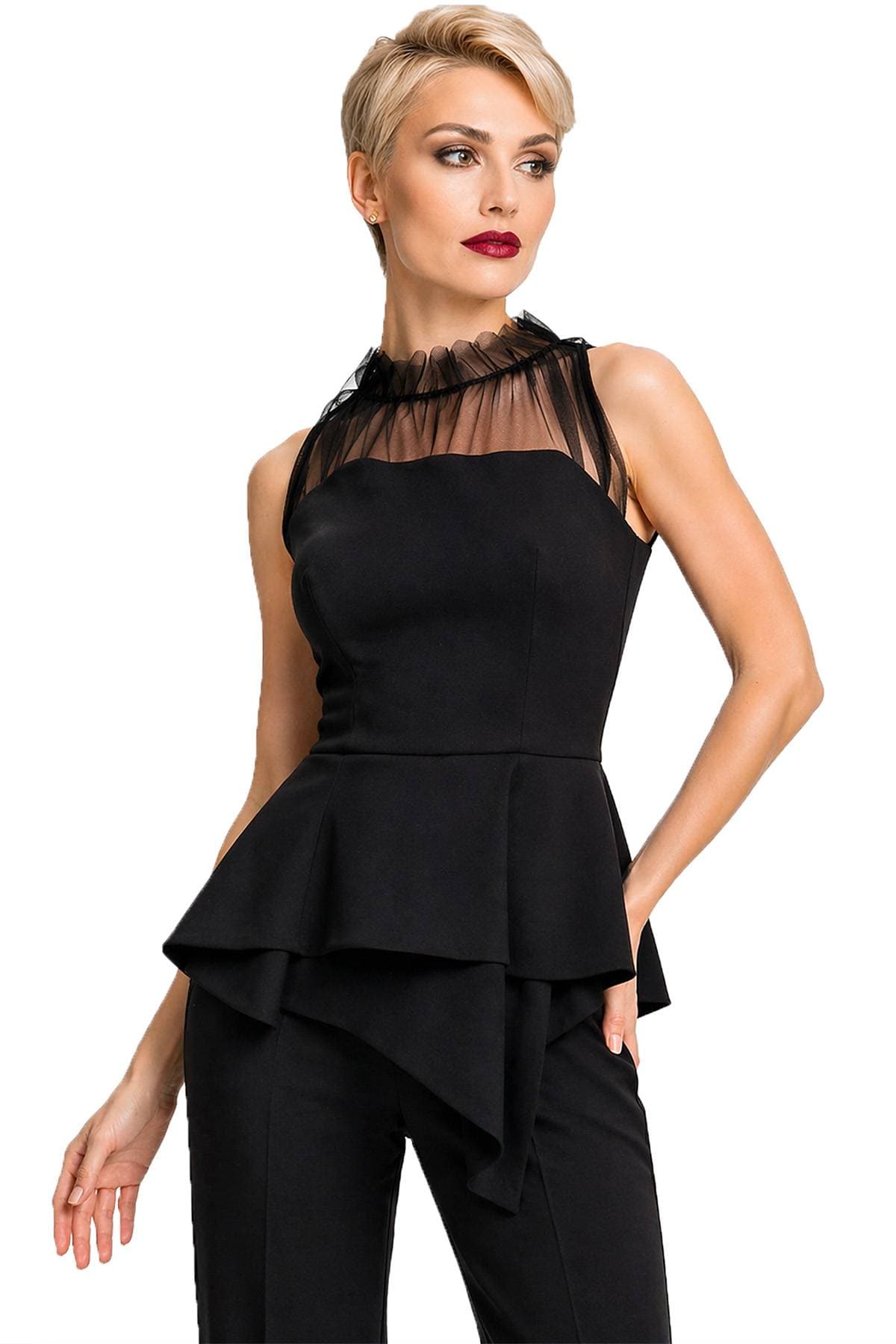 2pc Black Crepe Outfit - $495.00 - View 3 of 4