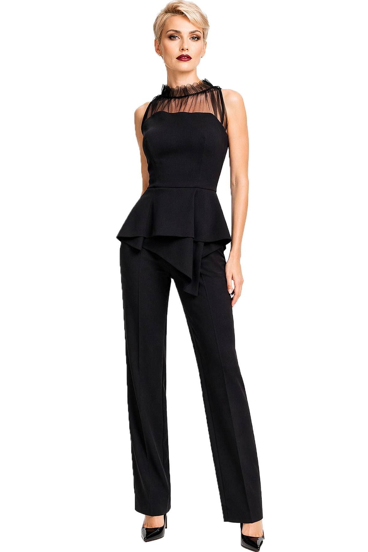 2pc Black Crepe Outfit -  - Main product view