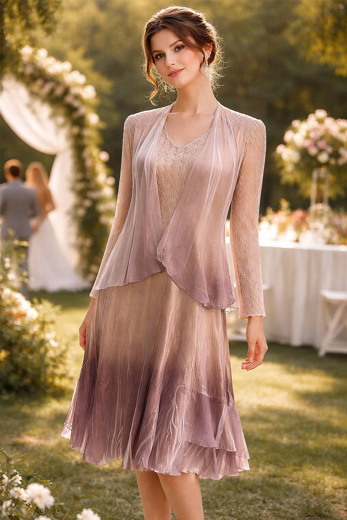 2pc Pleated Ensemble - $595.00 - View 7 of 7