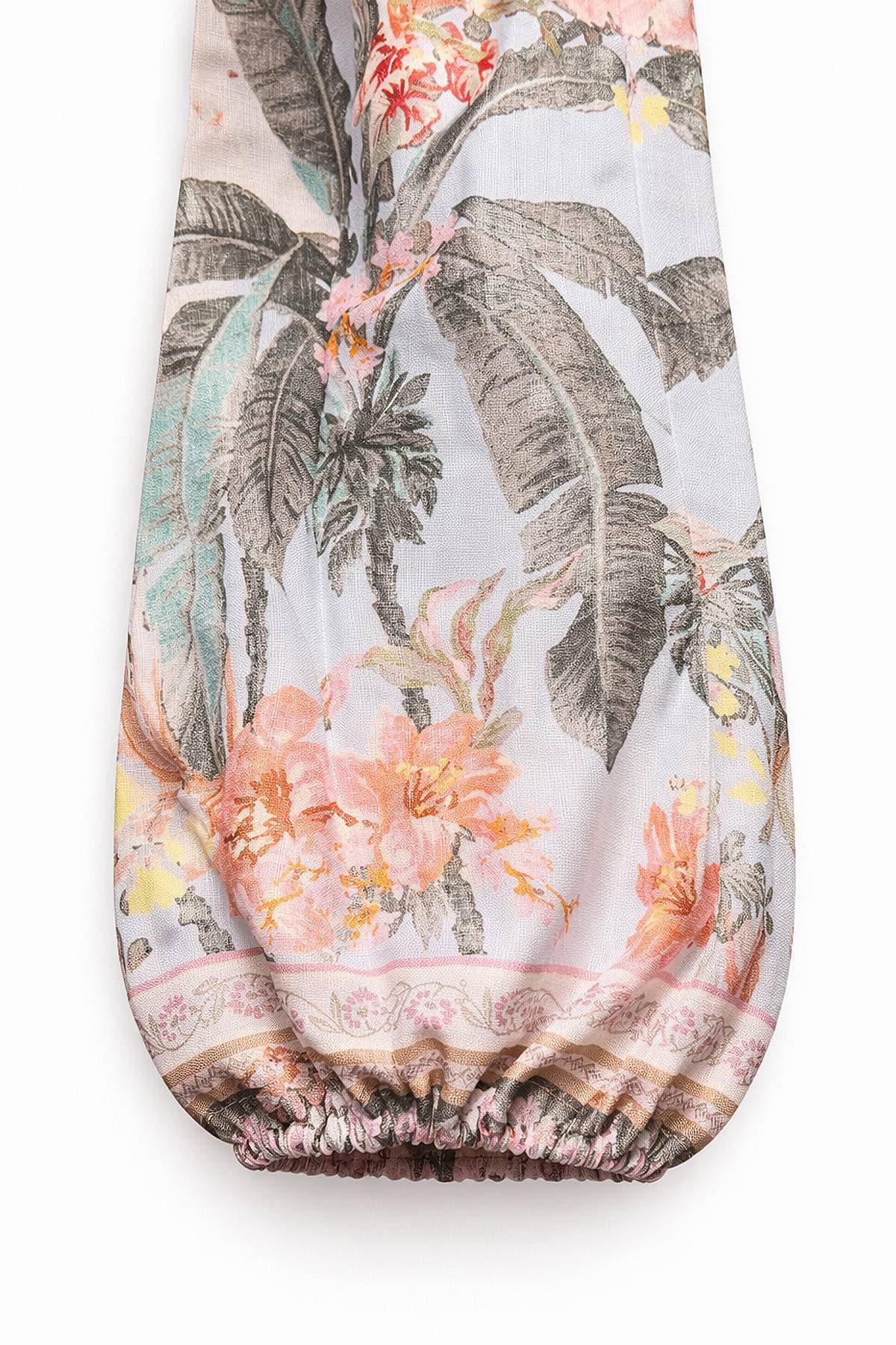 Pastel Ornate Botanical High-Neck Midi Dress | Women's - $395.00 - View 5 of 5