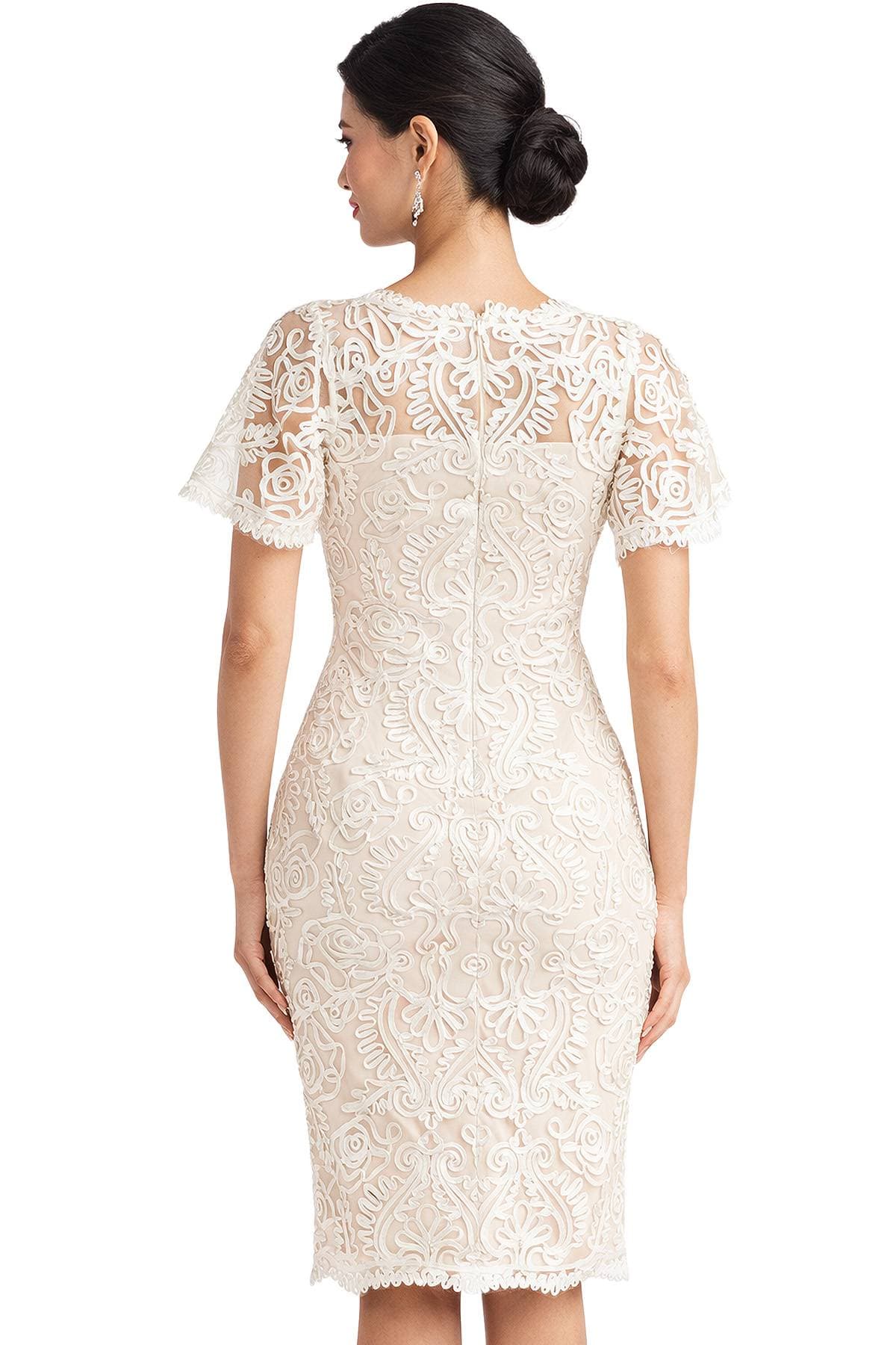Ivory White Cocktail Dress - 595.0000 - Alternative view 3