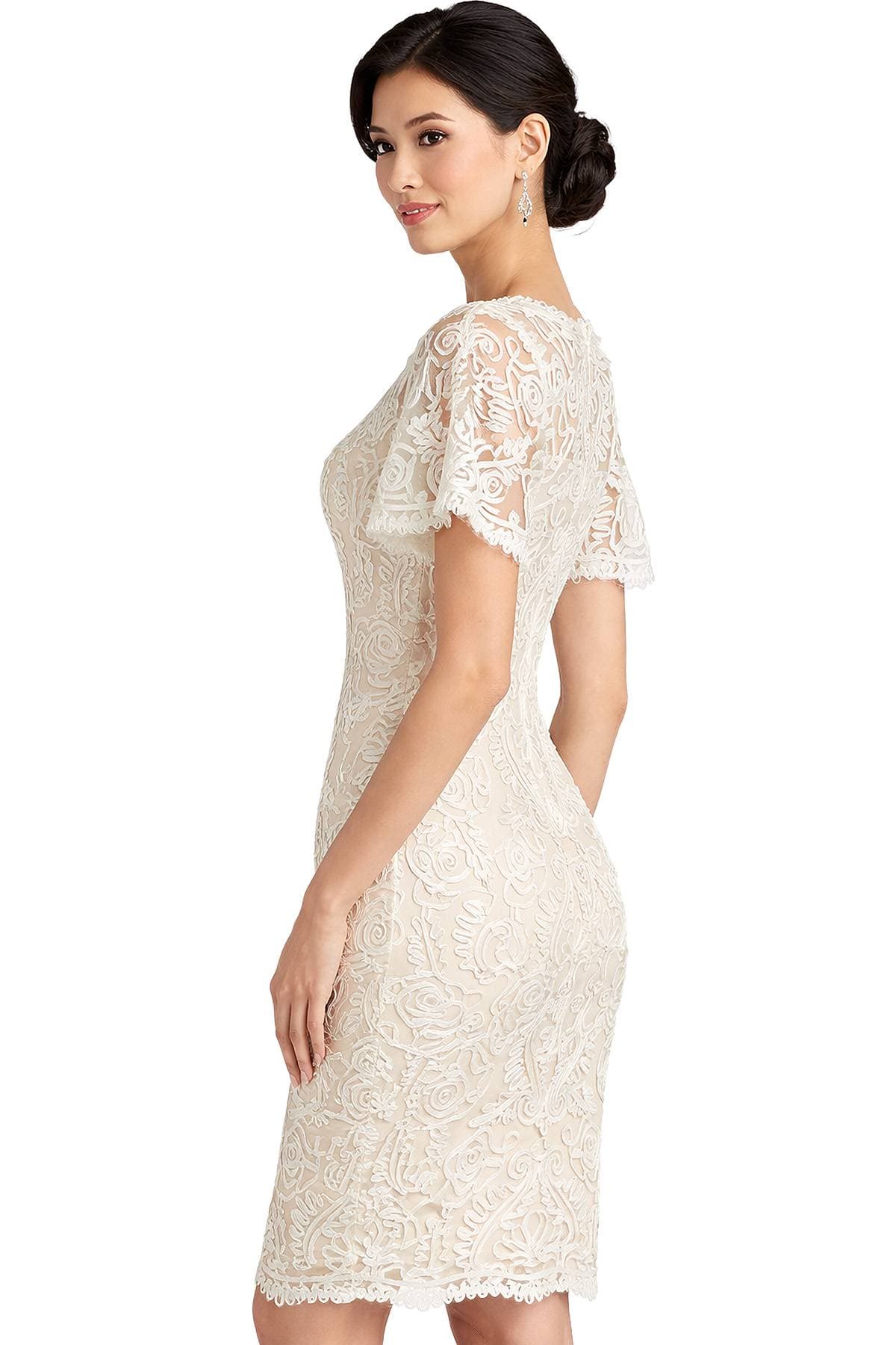 Ivory White Cocktail Dress - 595.0000 - Alternative view 4