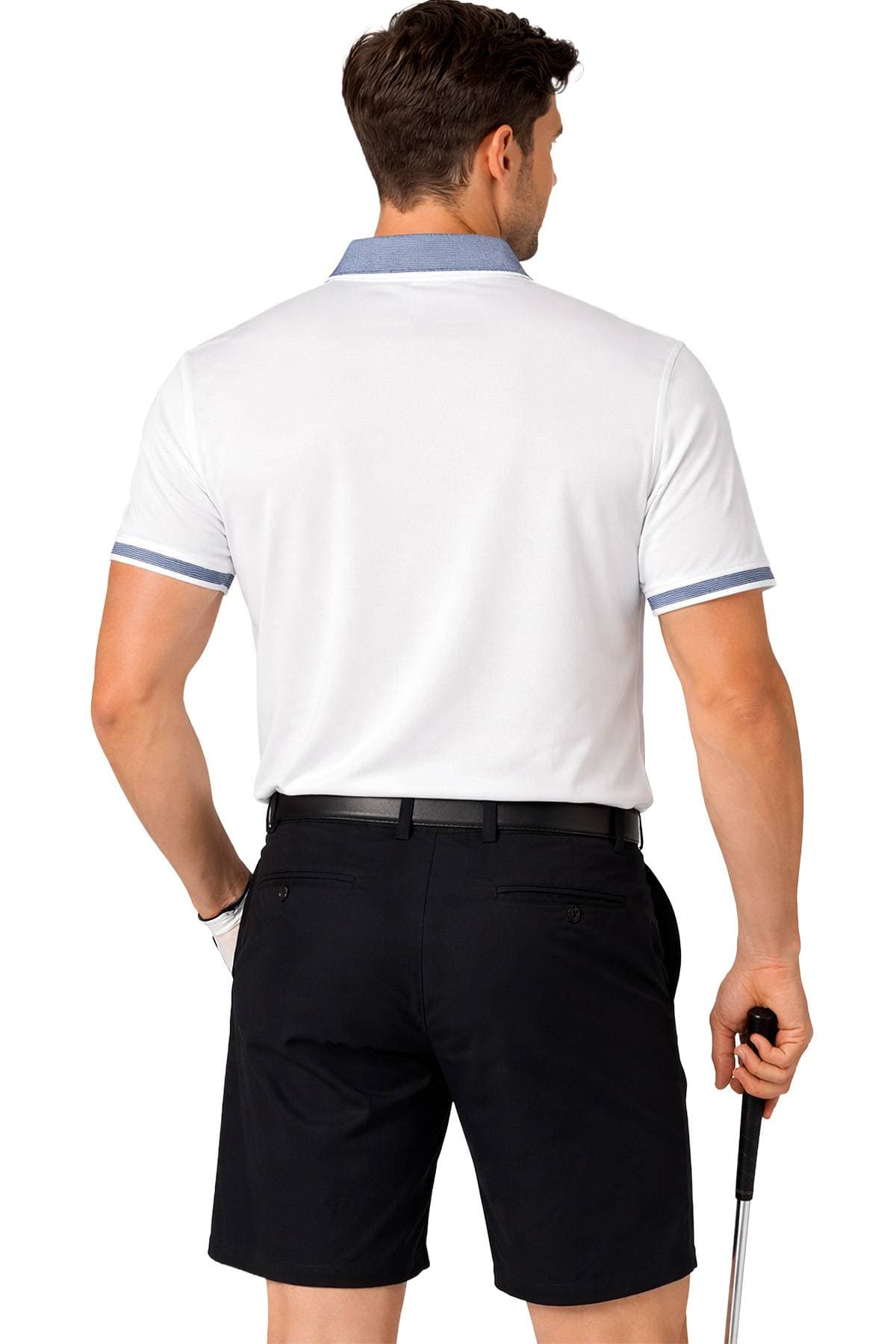White Golf Polo | Men's - 158.0000 - Alternative view 4