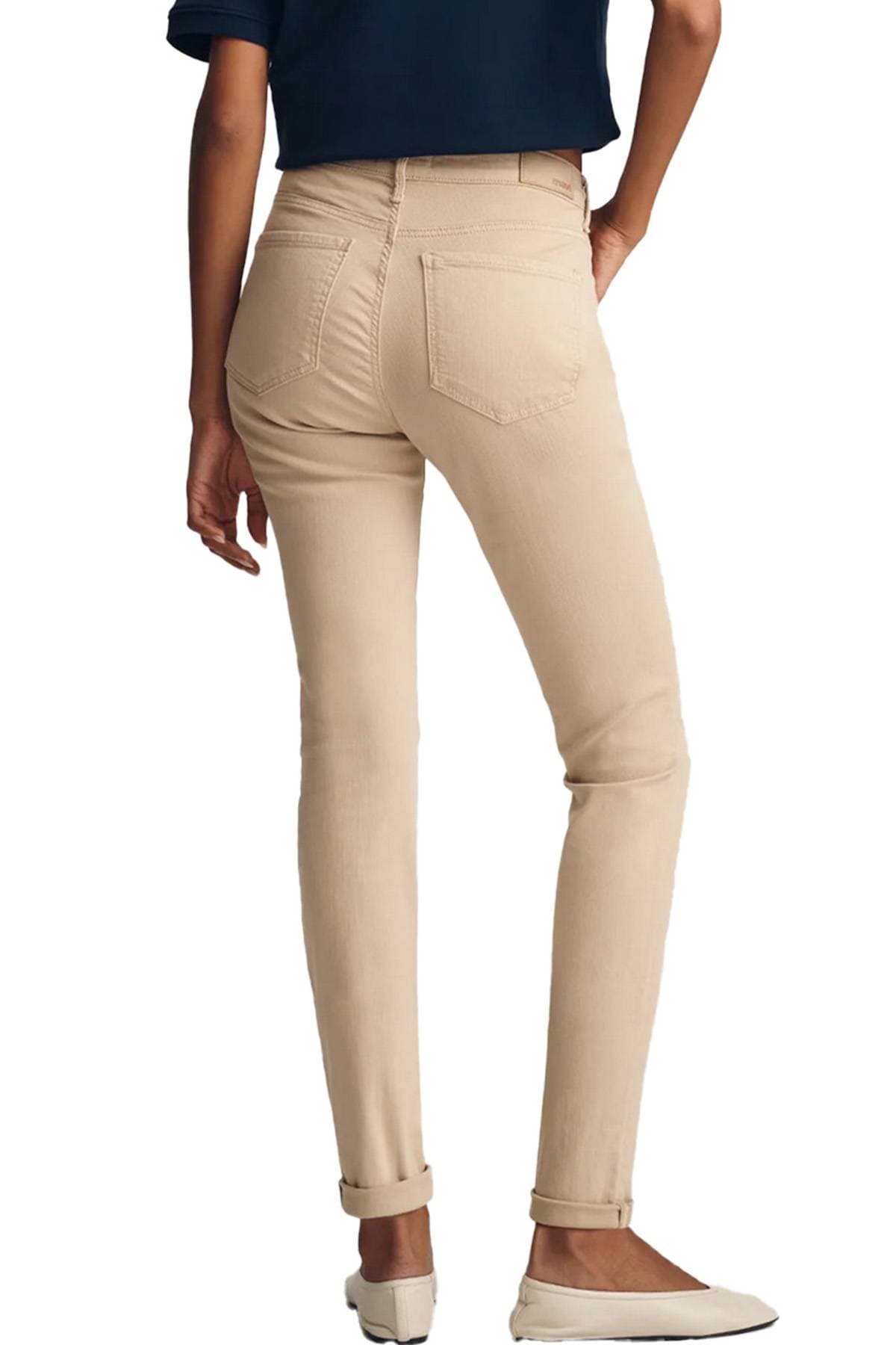 Light Tan Brown Denim Pant - 165.0000 - Alternative view 2