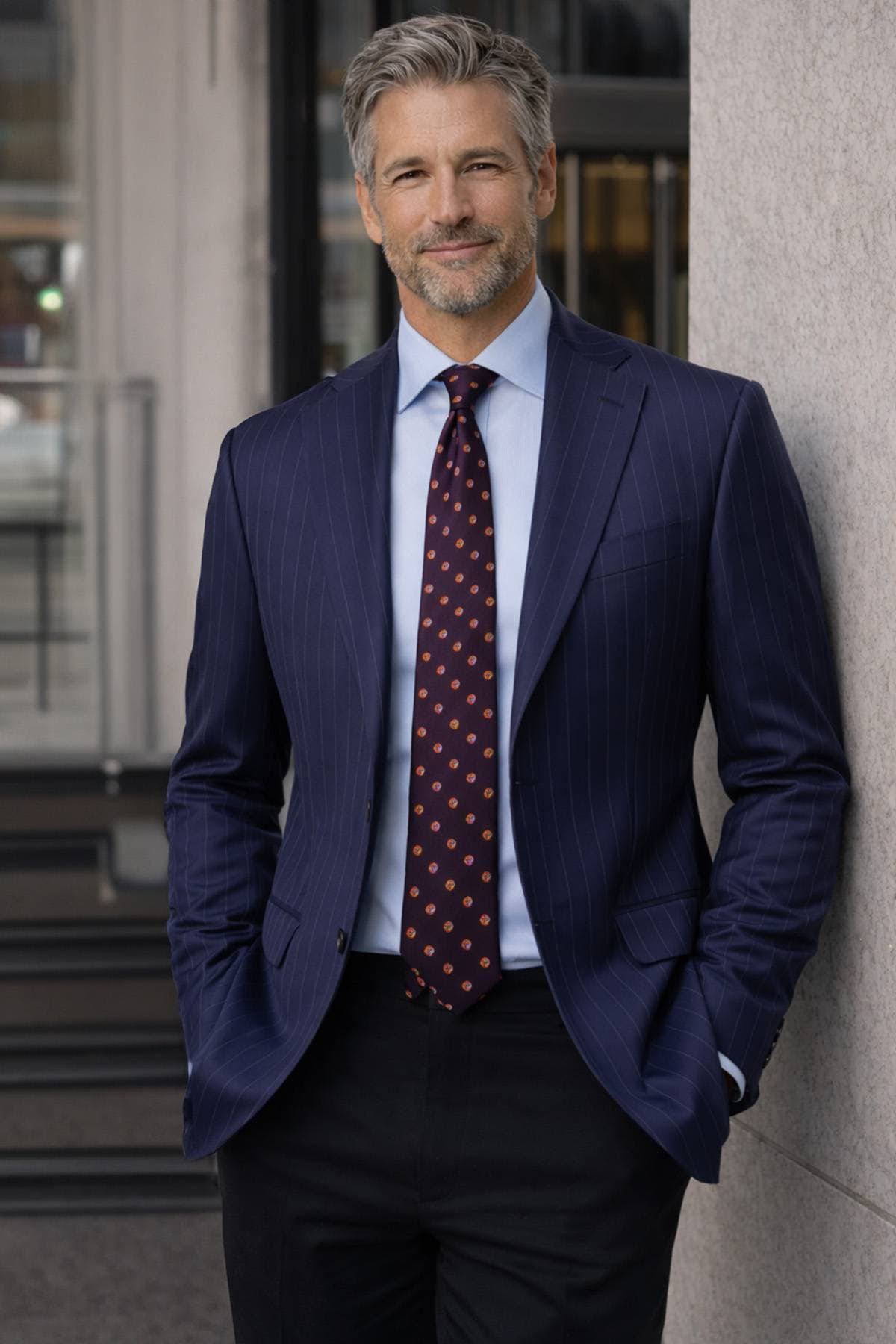 Super 150 Cigar Stripe Suit - $3,785.00 - View 5 of 5