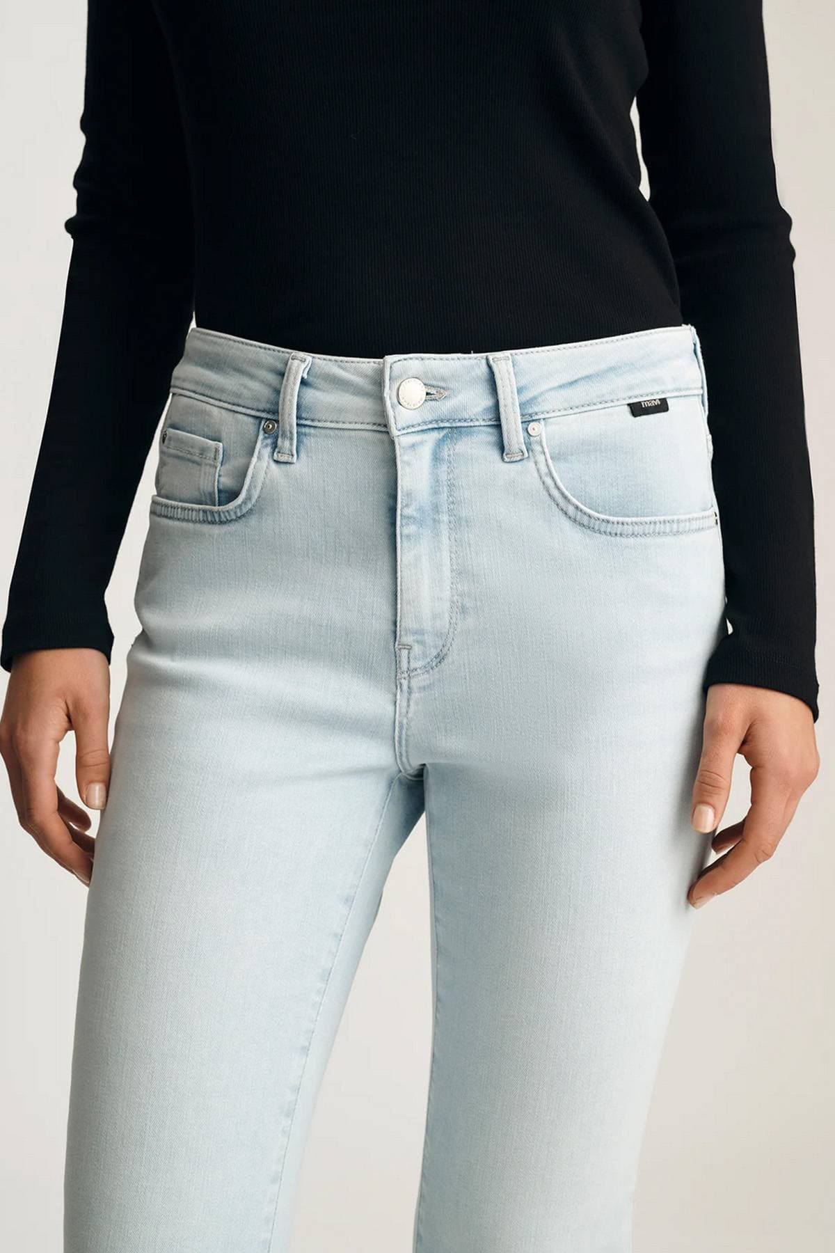 Light Denim Blue Relaxed Jean | Women's - $165.00 - View 6 of 6