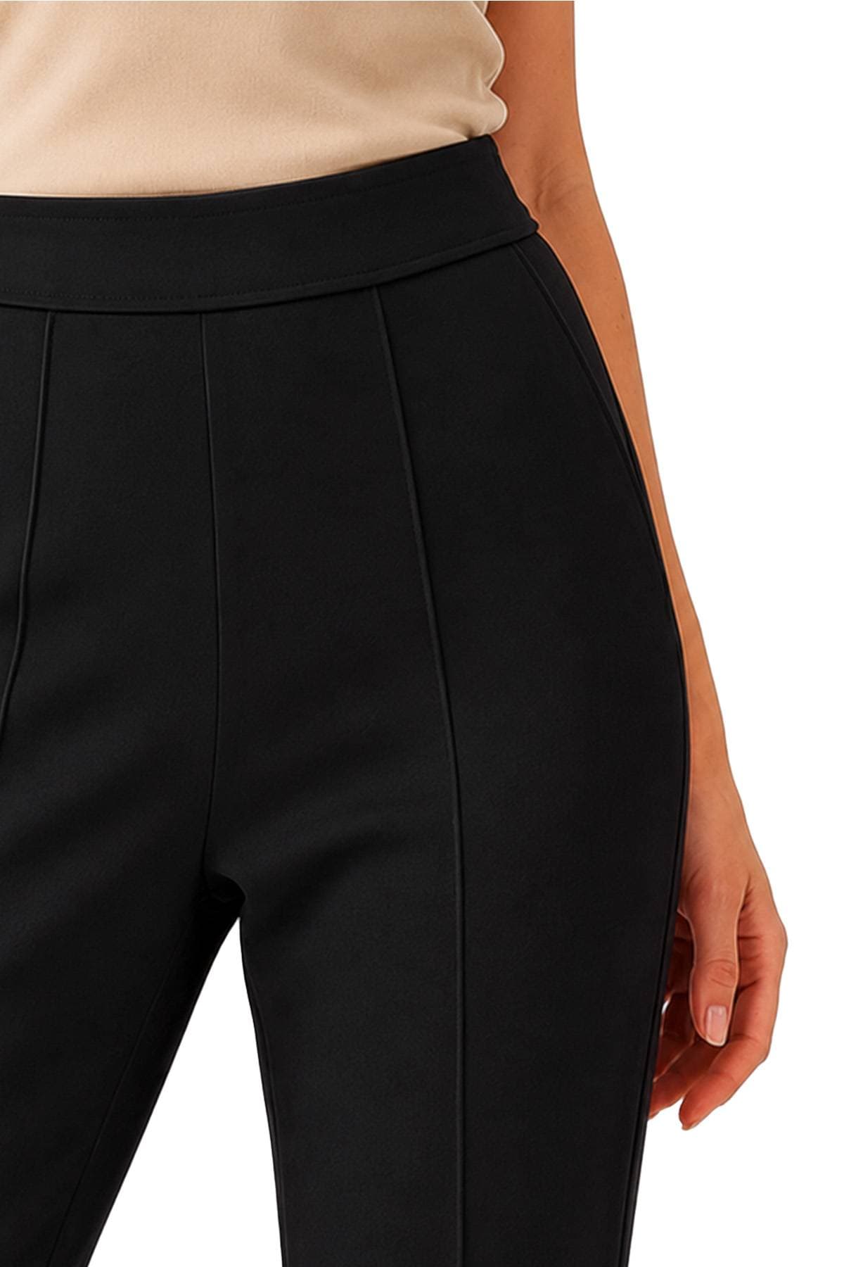 Black Stretch Pull On Pant | Women's - $158.00 - View 7 of 8
