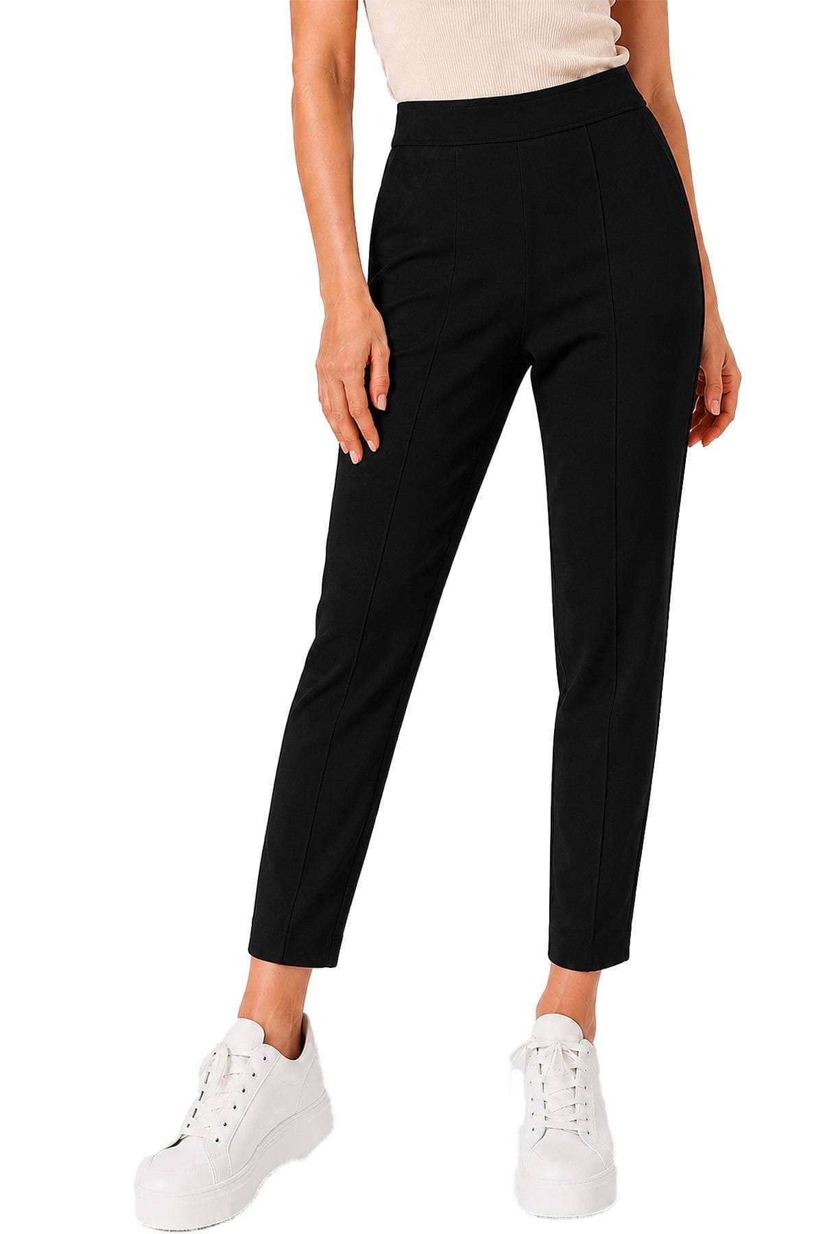 Black Stretch Pull On Pant -  - Main product view