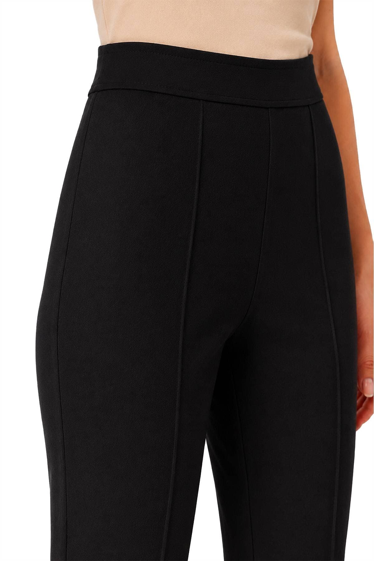 Black Stretch Pull On Pant -  - Alternative view 5