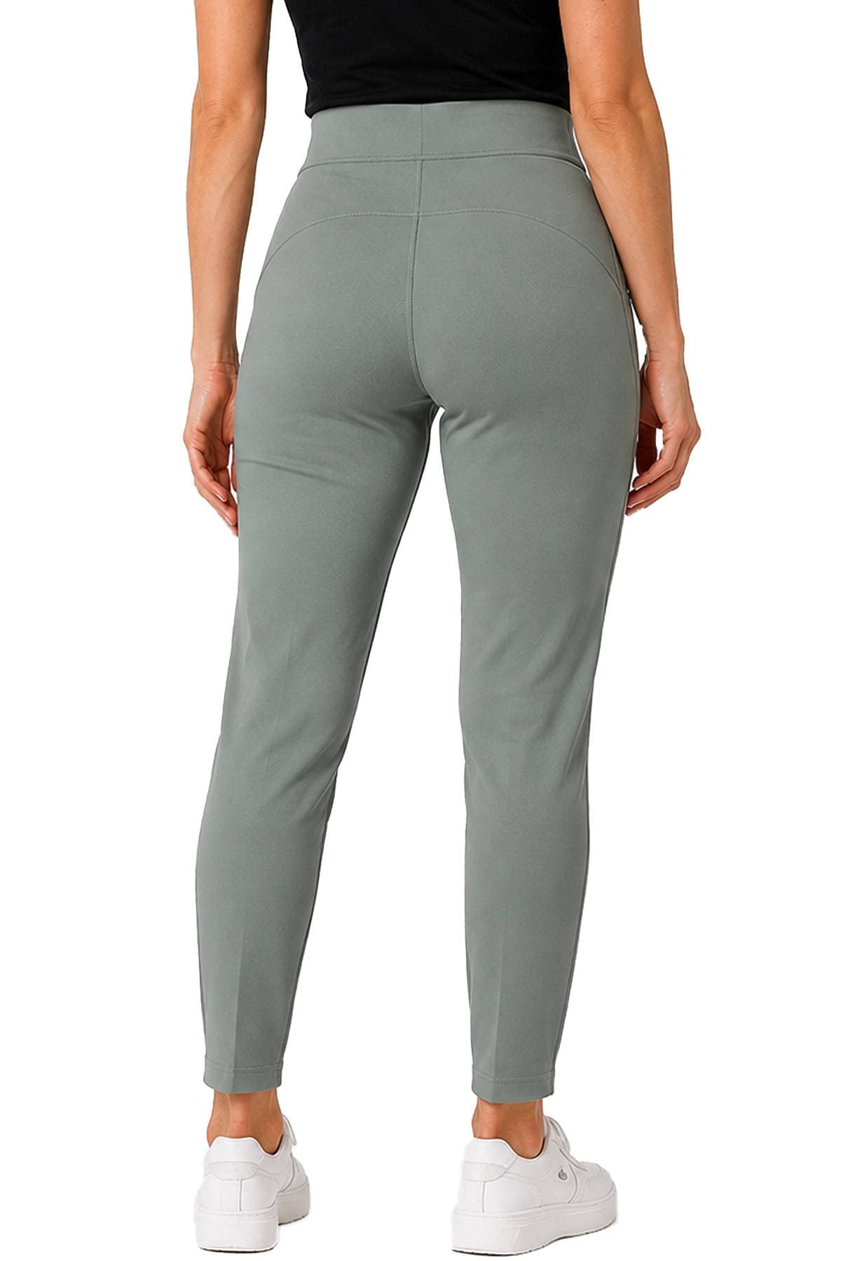 Sage Grey Green Knit Pull On Pant -  - Alternative view 2