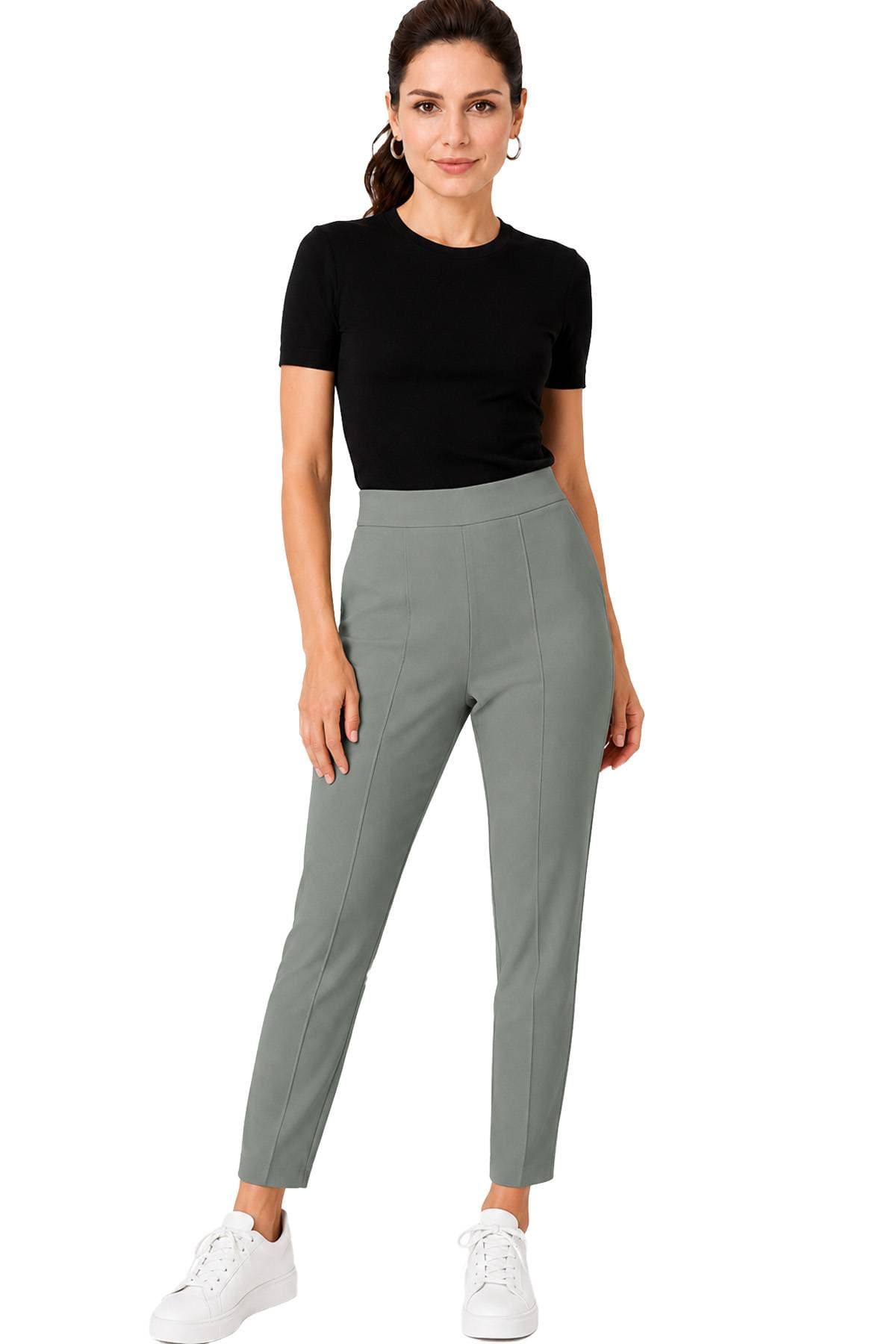 Sage Grey Green Knit Pull On Pant | Women's - $158.00 - View 7 of 8