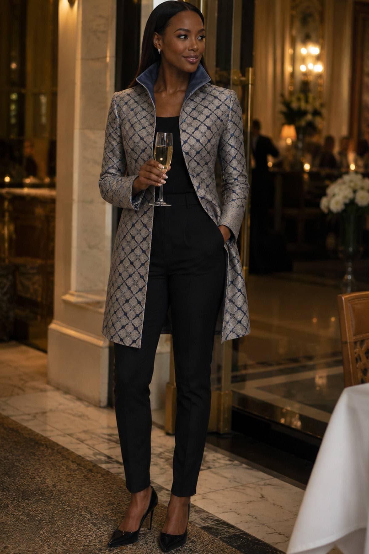 Silver and Gold Occasion Jacket - $295.00 - View 2 of 6