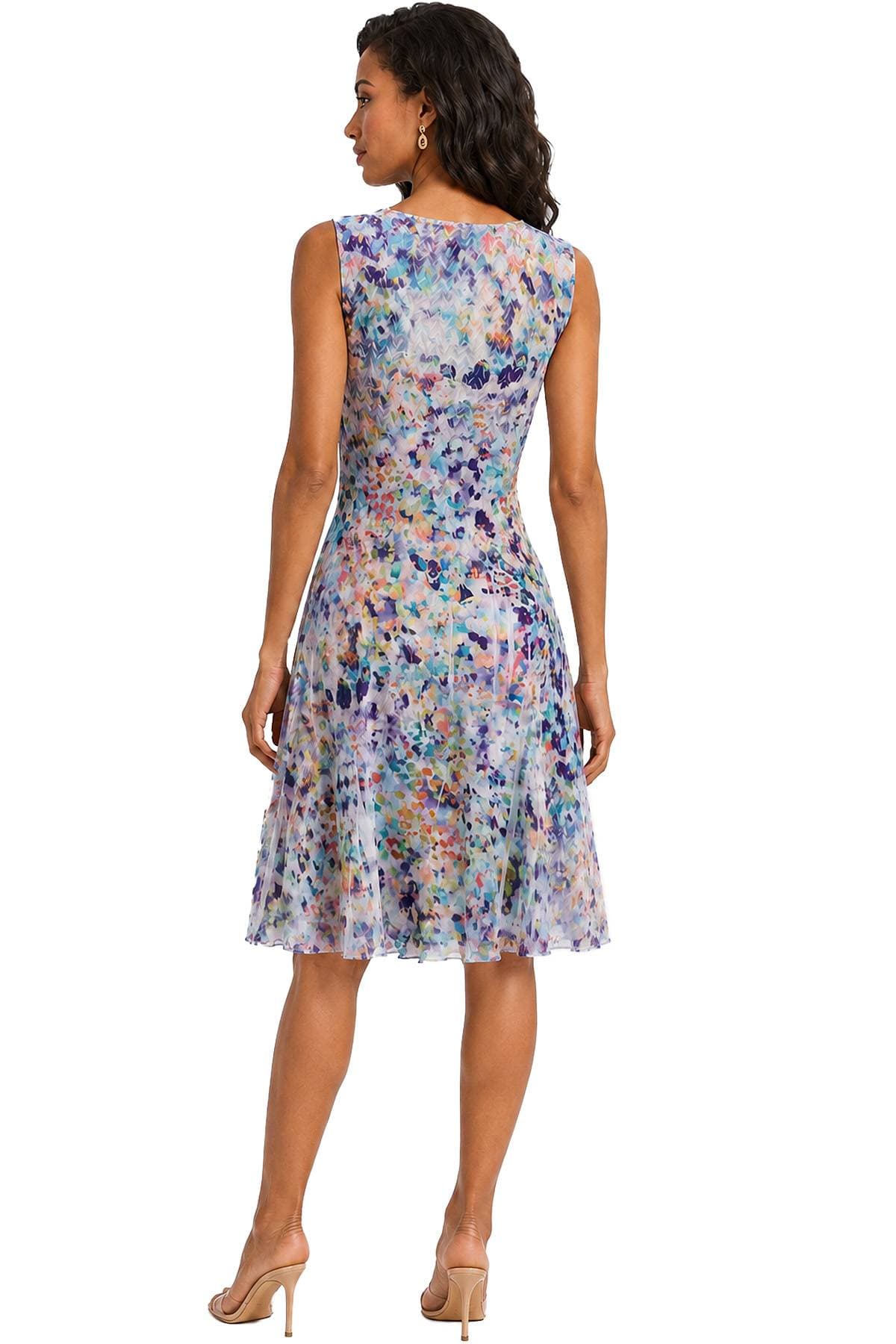 Multicolored Sleeveless Dress -  - Alternative view 3
