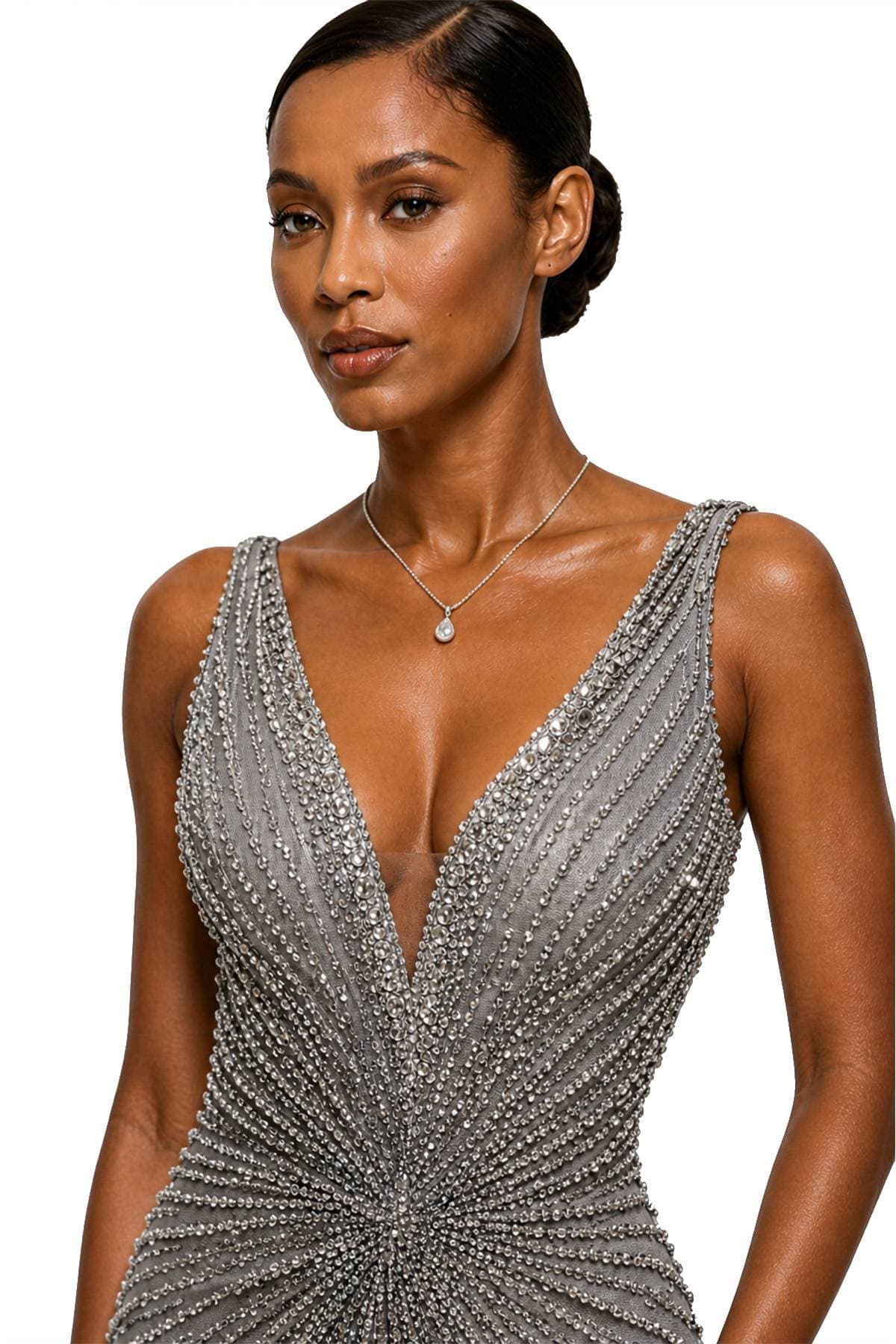 Silver Feather Gown -  - Alternative view 3