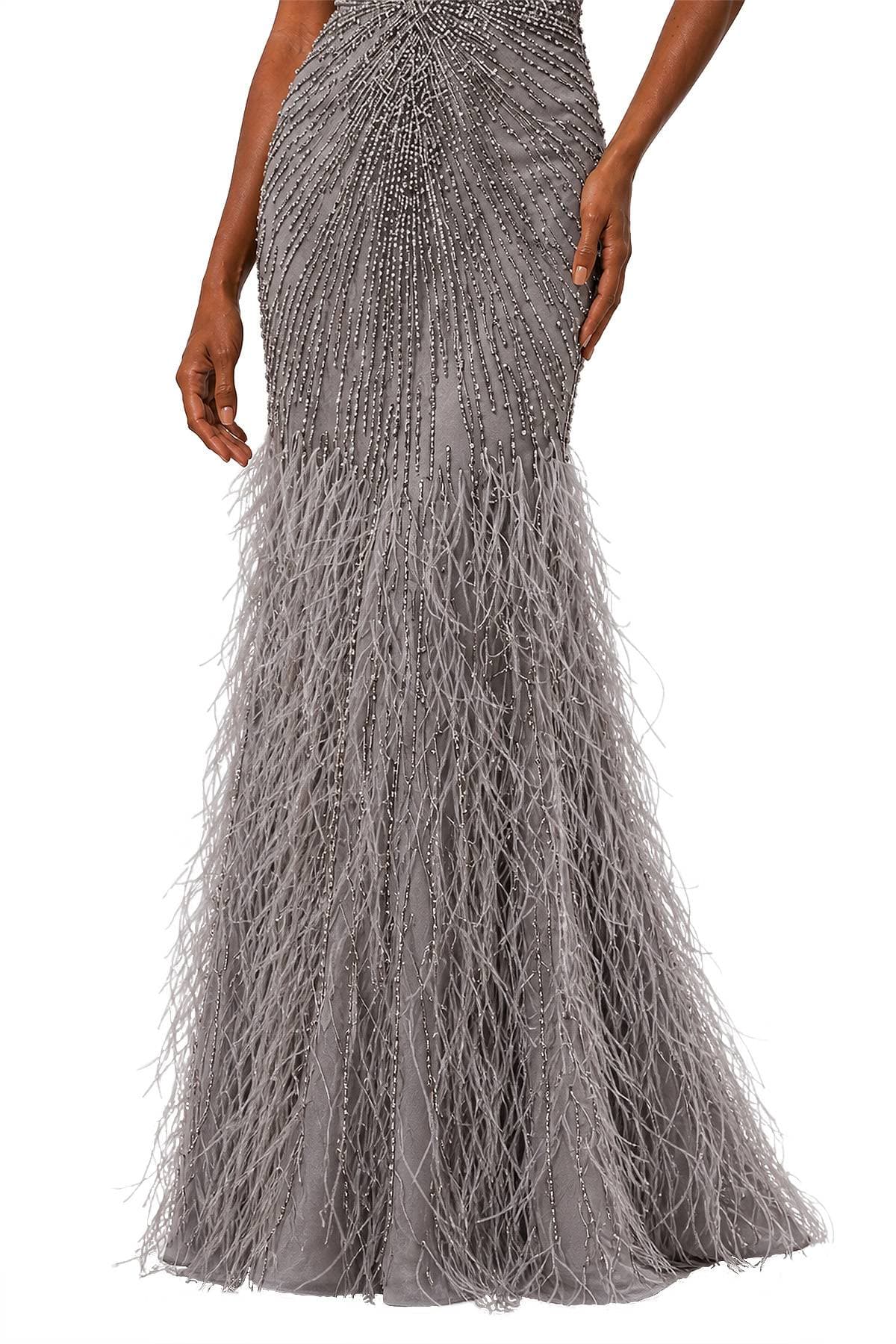 Silver Feather Gown -  - Alternative view 4