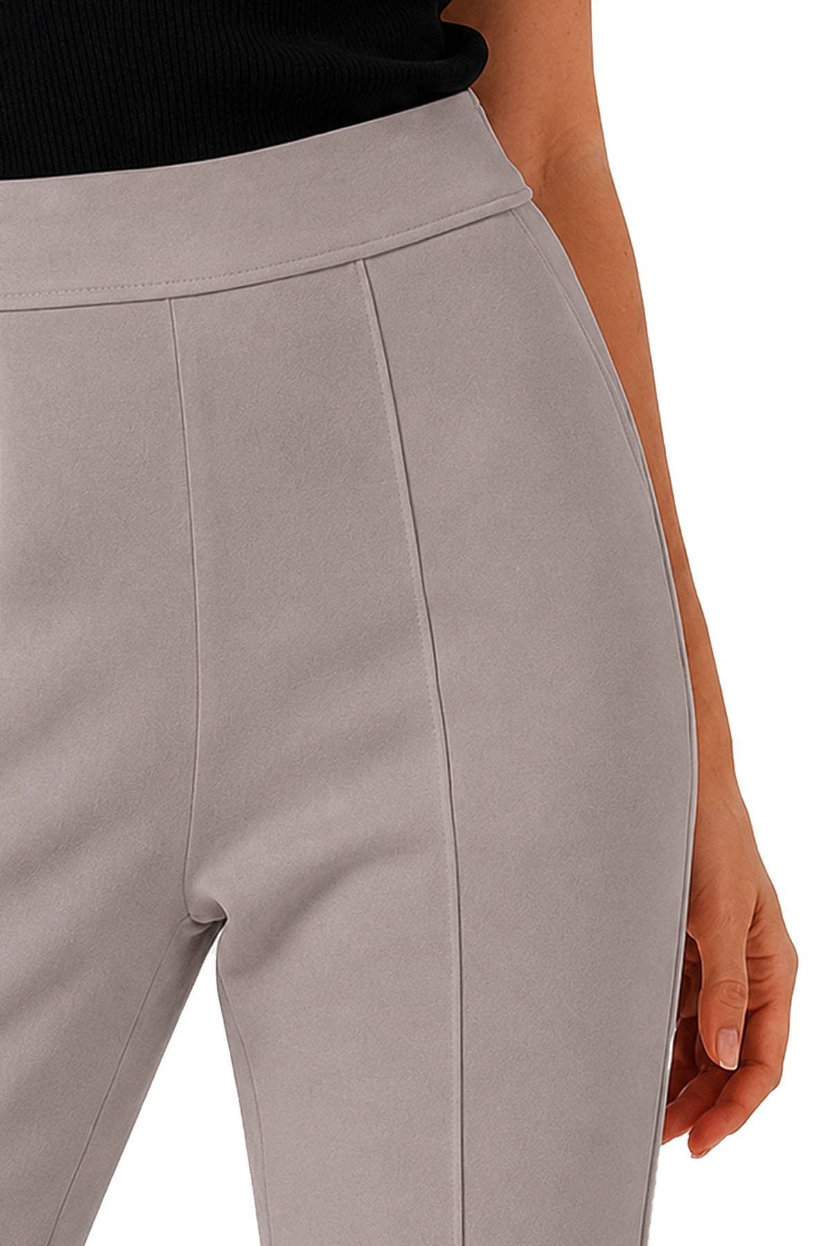 Taupe Knit Stretch Pull On Pant | Women's - $158.00 - View 5 of 7