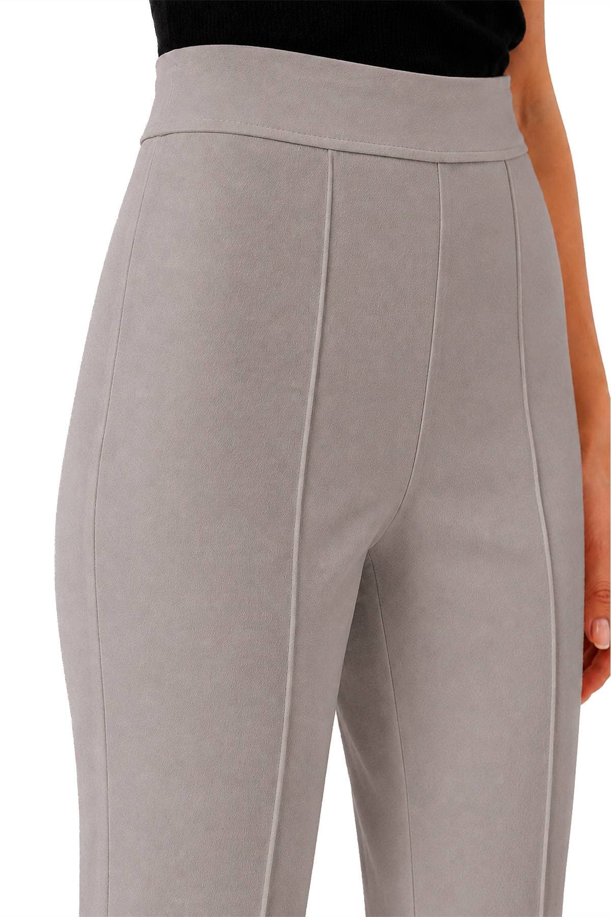Taupe Knit Stretch Pull On Pant | Women's - $158.00 - View 7 of 7