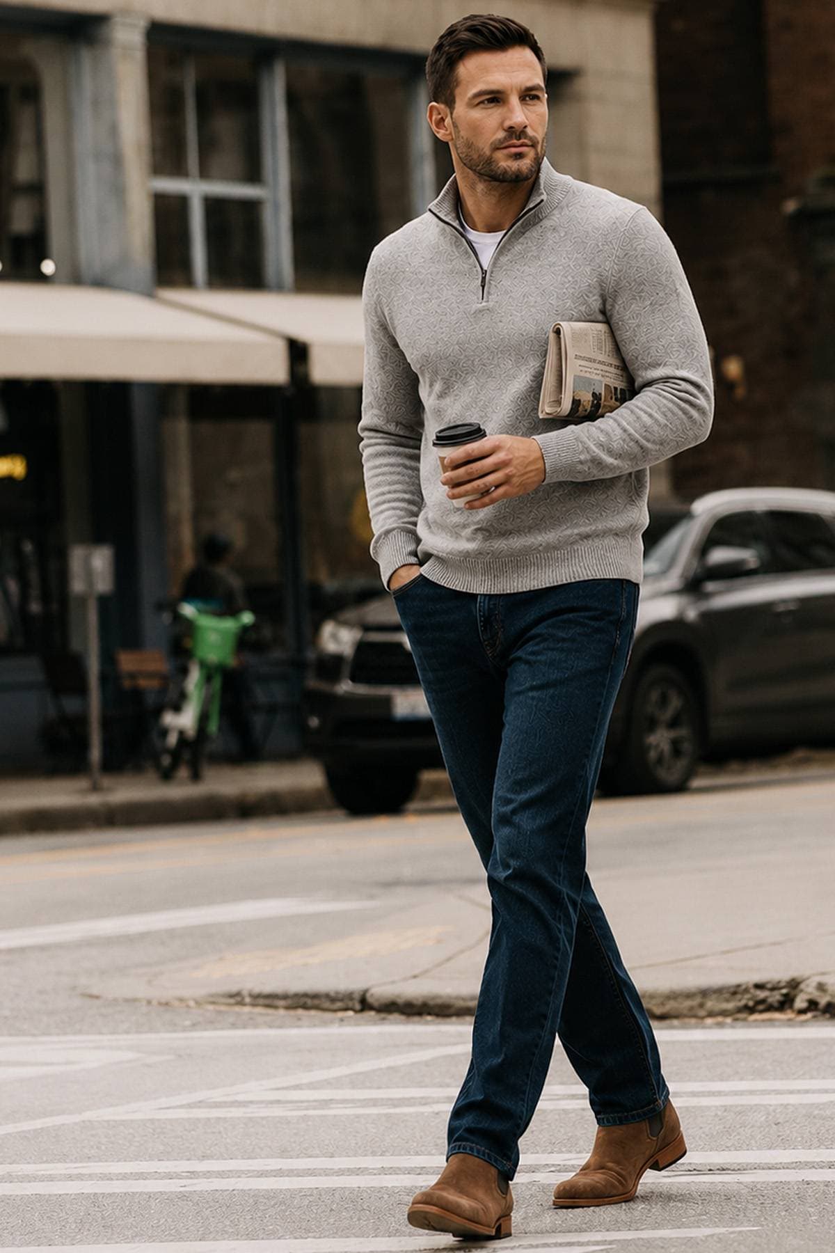 Men's Comfort Mid Blue Jean | Men's -  - Alternative view 2