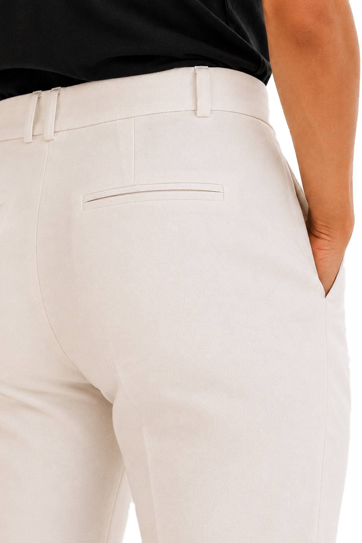 Cream Ivory Crepe Pant - $195.00 - View 4 of 5