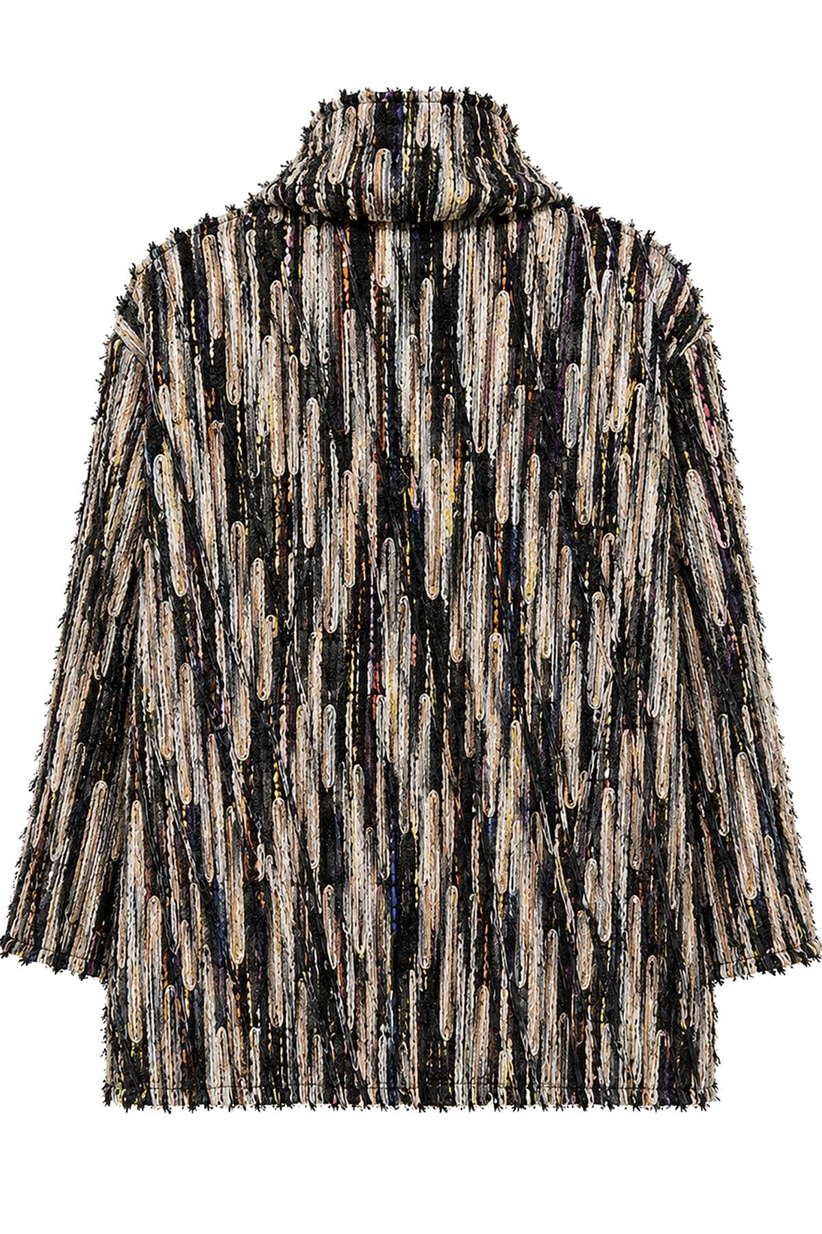 Brown Multi Flare Occasion Jacket -  - Alternative view 5