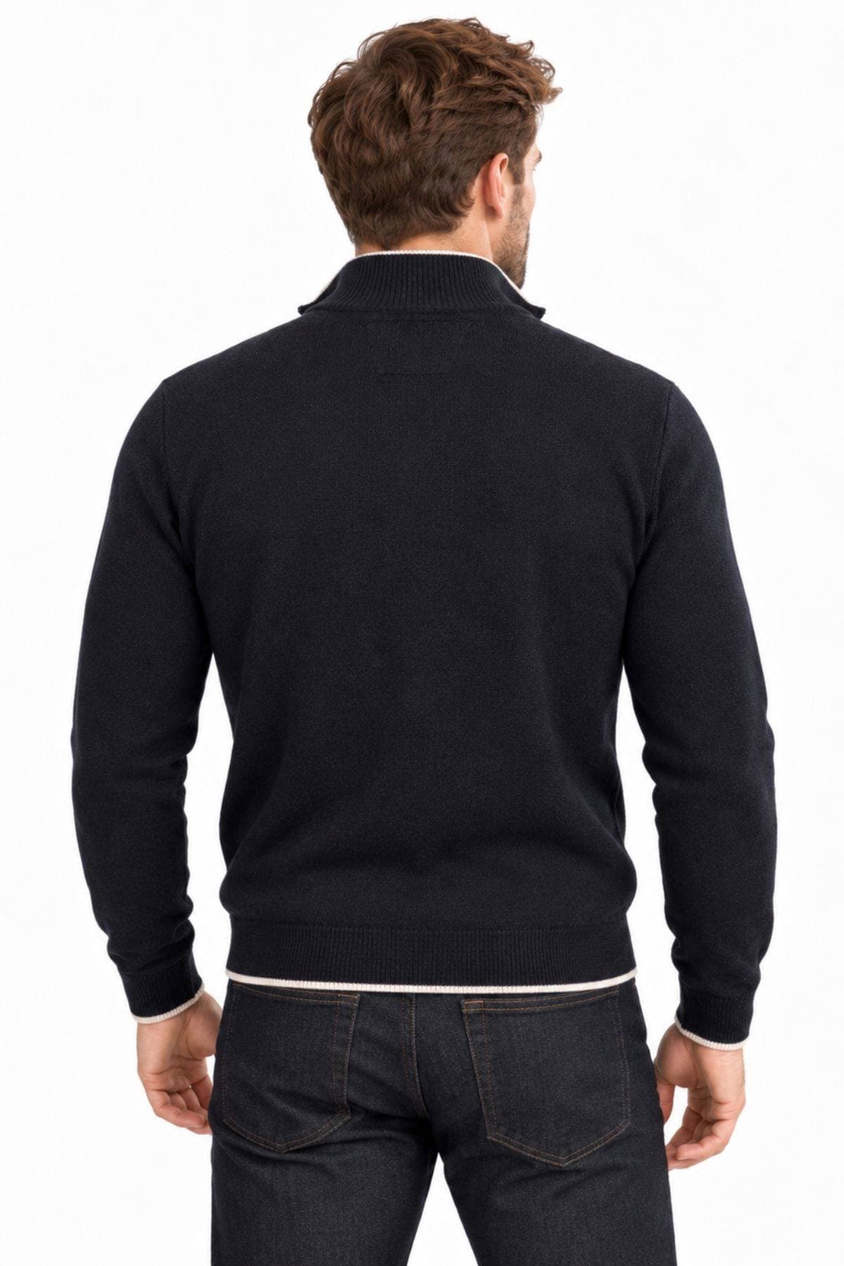 Wool Blend Quarter Zip Sweater - $235.00 - View 4 of 4