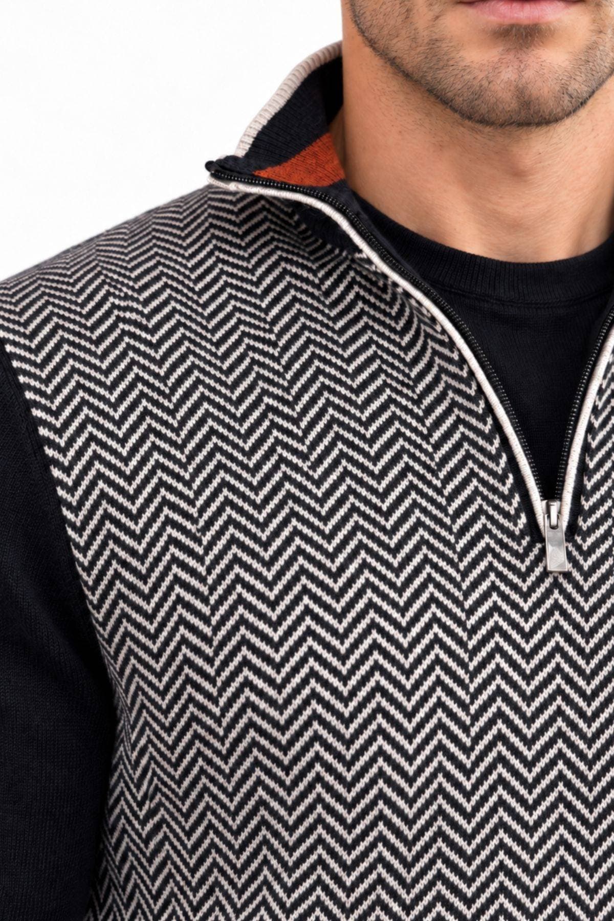 Wool Blend Quarter Zip Sweater - $235.00 - View 3 of 4