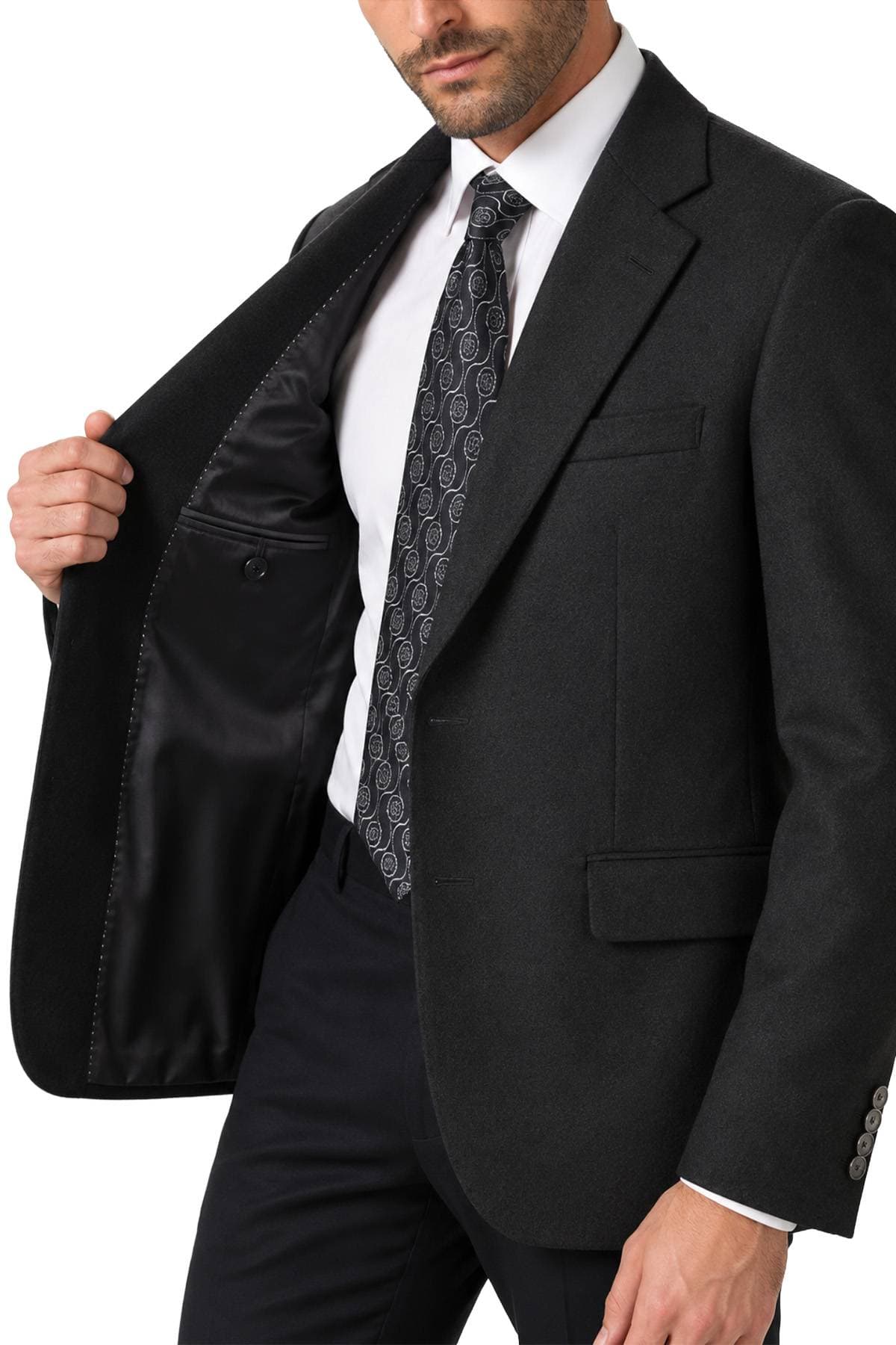Black 100% Cashmere Blazer | Mens - $1,875.00 – $2,150.00 - View 5 of 5