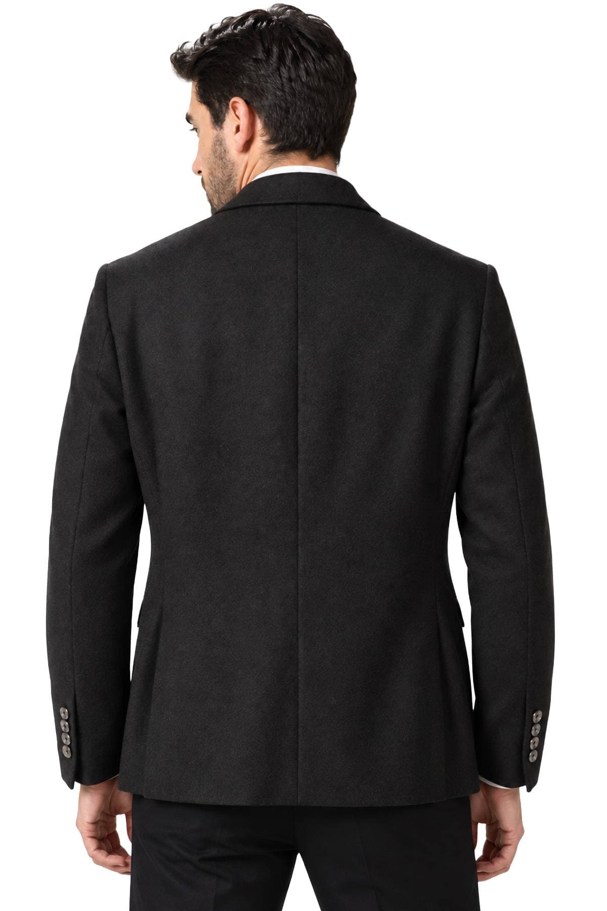 Black 100% Cashmere Blazer | Mens - $1,875.00 – $2,150.00 - View 4 of 5