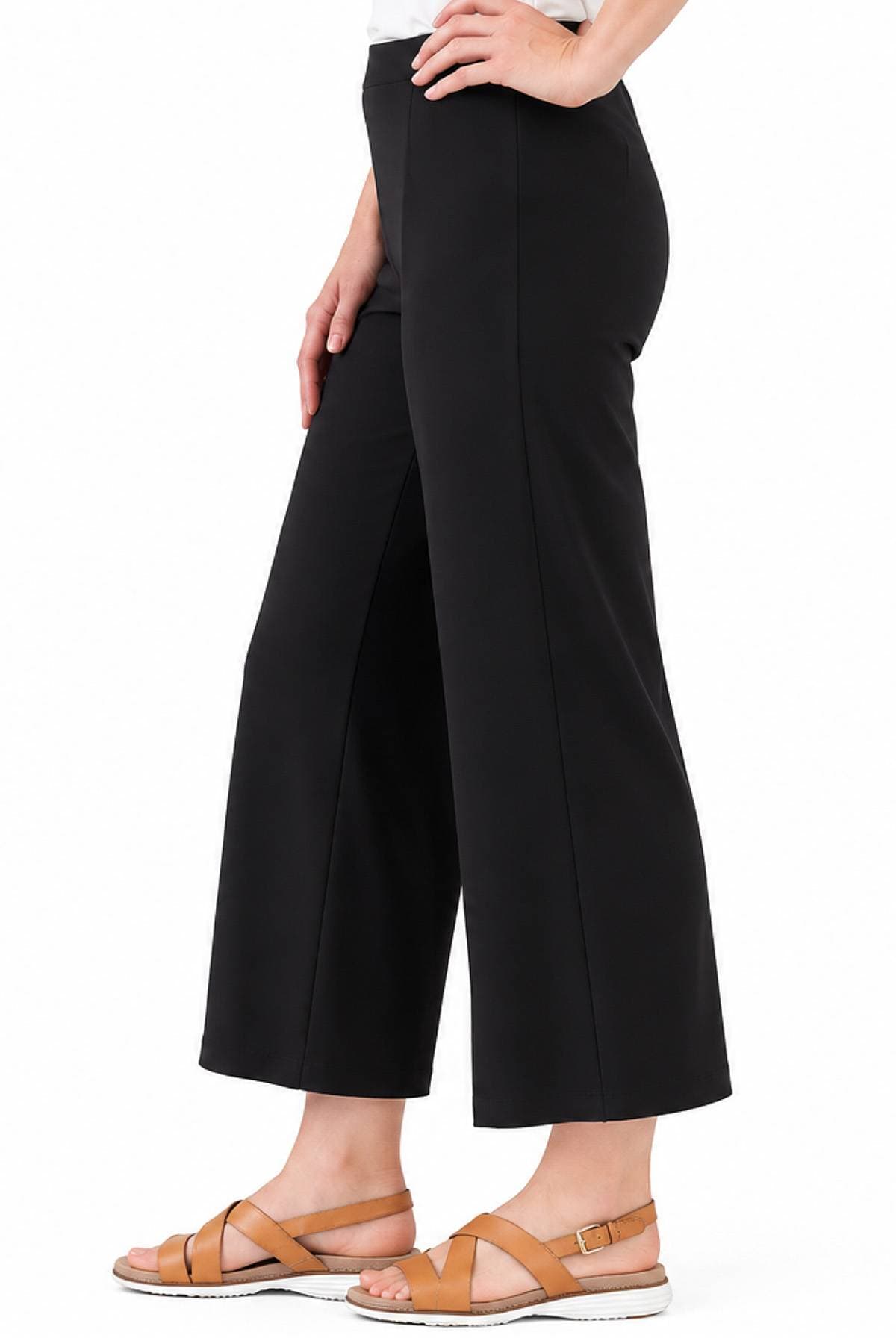 Black Ankle-Slit Pull-On Pant | Women's -  - Alternative view 3