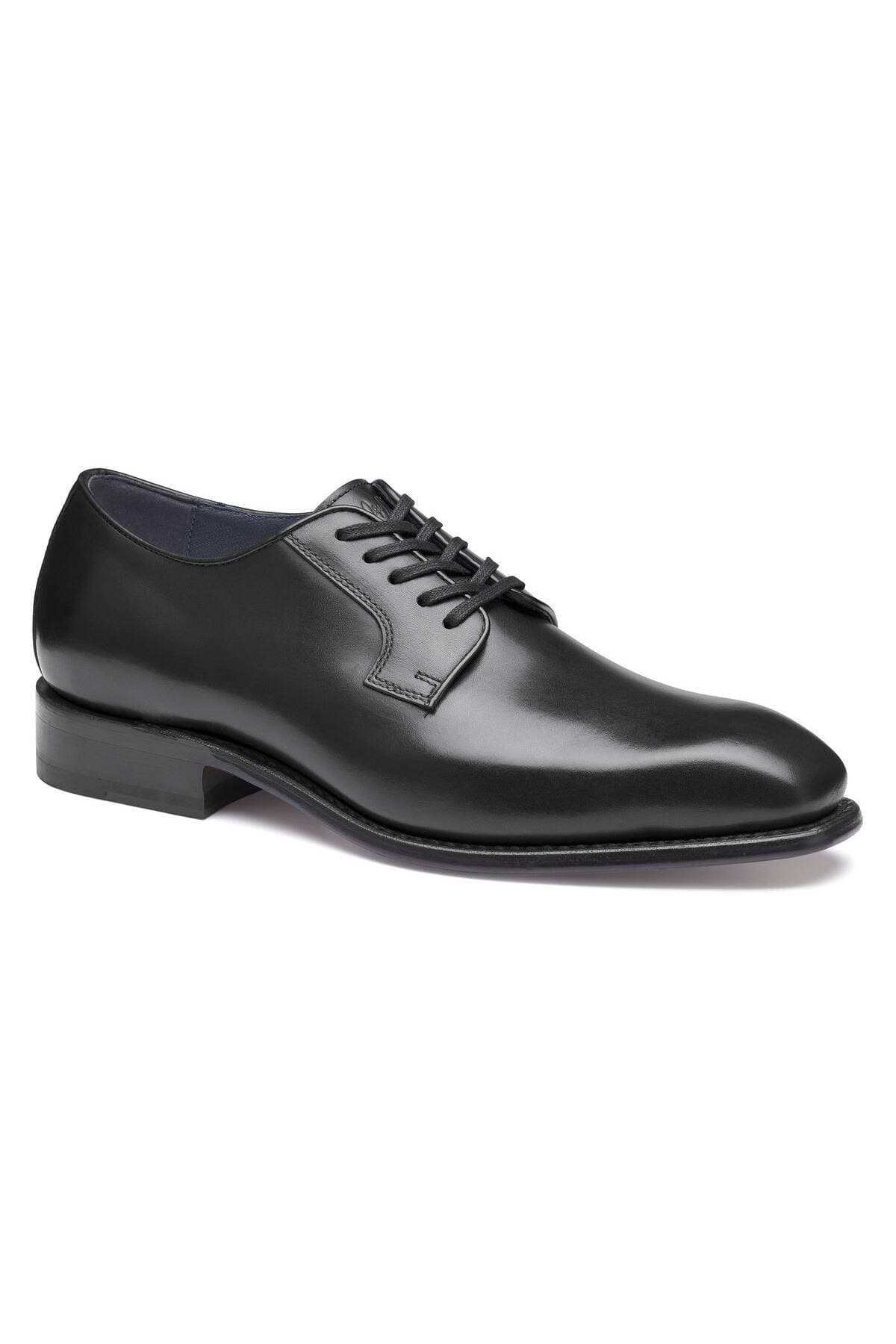 Black Full-Grain Leather Plain Toe Dress Shoe | Men's - $265.00 - View 1 of 4