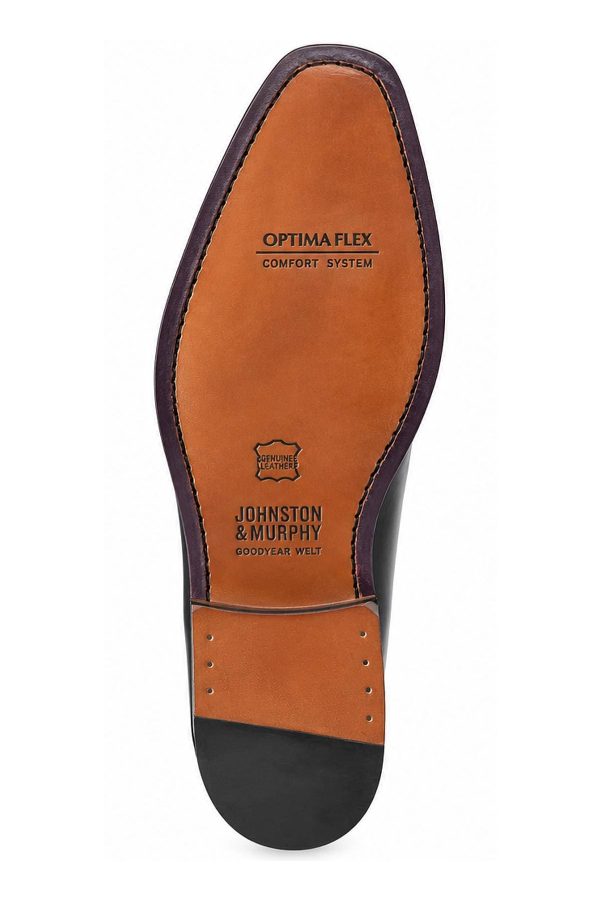 Black Full-Grain Leather Plain Toe Dress Shoe | Men's - $265.00 - View 3 of 4