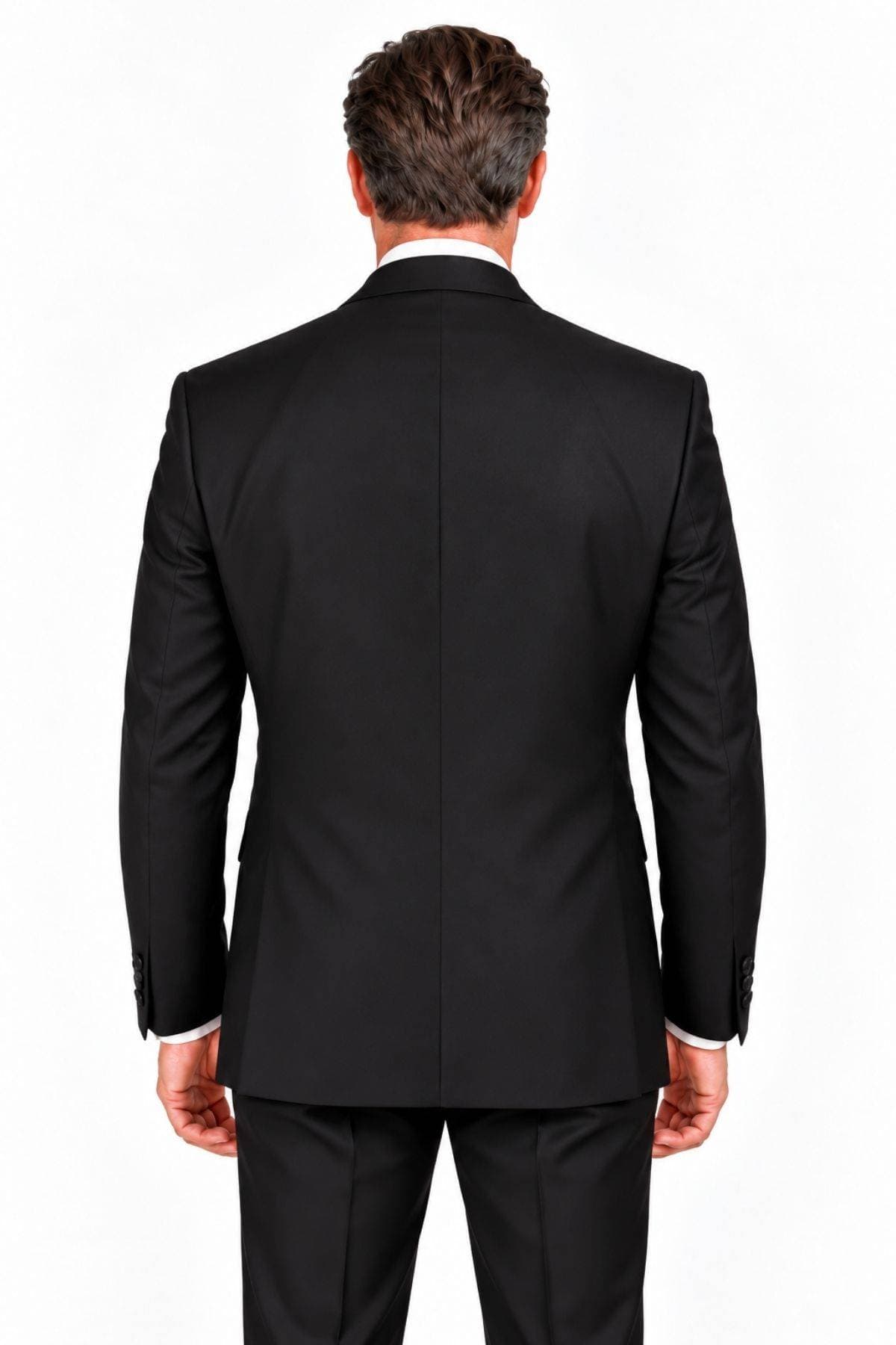 Luxury Italian Super 150s Peak Lapel Tuxedo - $2,765.00 - View 5 of 5