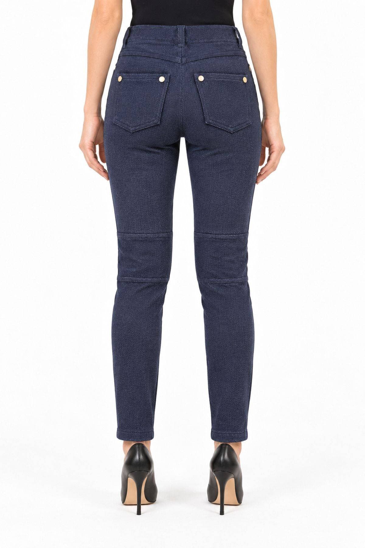 Luxe Stretch Denim Jersey Pull-On Pants | Women's - $195.00 - View 2 of 3