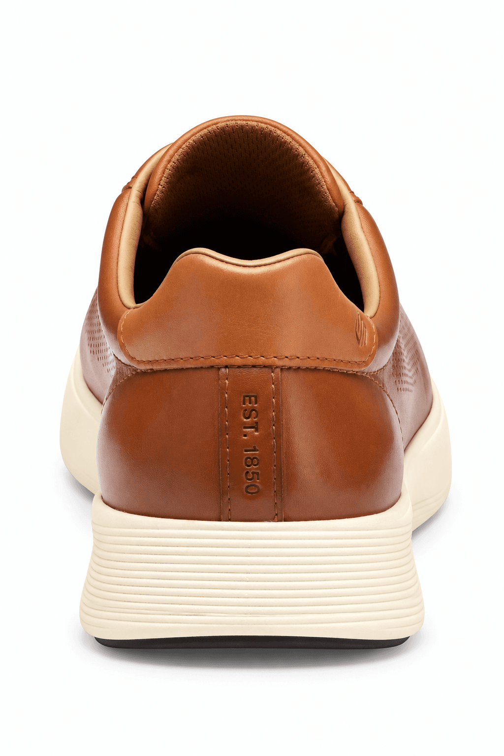Tan Perforated Leather Lace-Up Sneaker | Men's -  - Alternative view 2