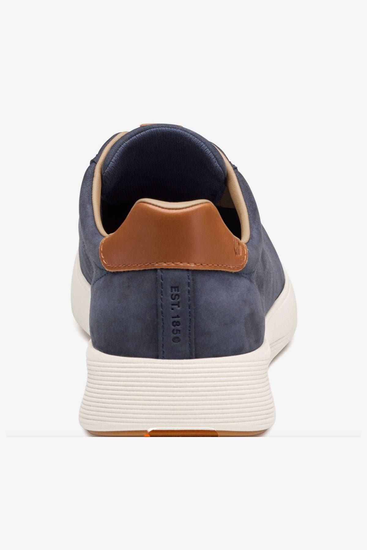 Navy Nubuck Perforated Leather Sneake -  - Alternative view 2