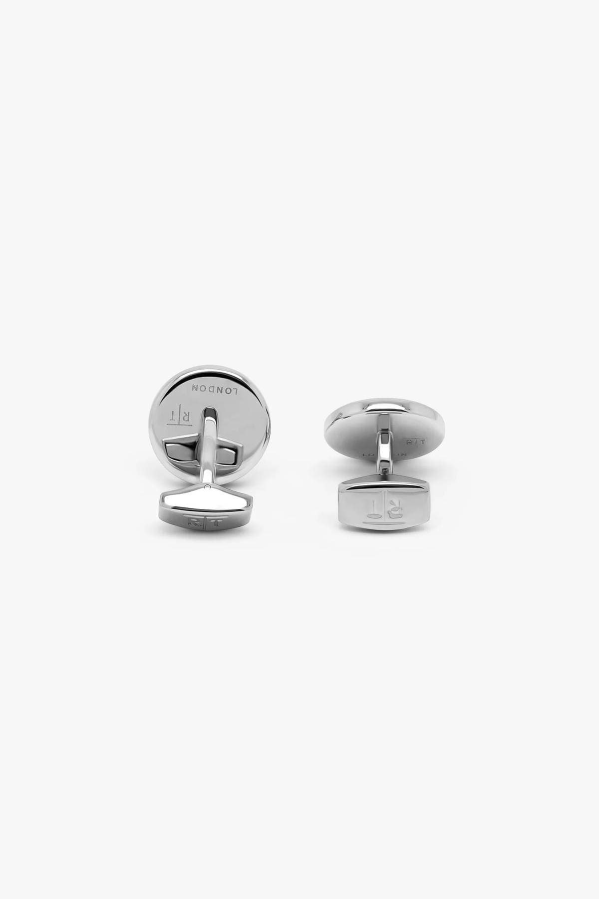 Luminous Engraved Mother-of-Pearl Cufflinks -  - Alternative view 3