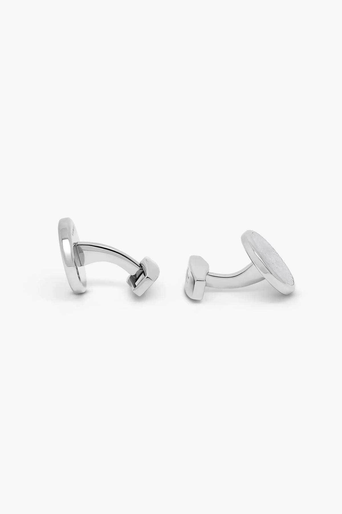 Luminous Engraved Mother-of-Pearl Cufflinks -  - Alternative view 2