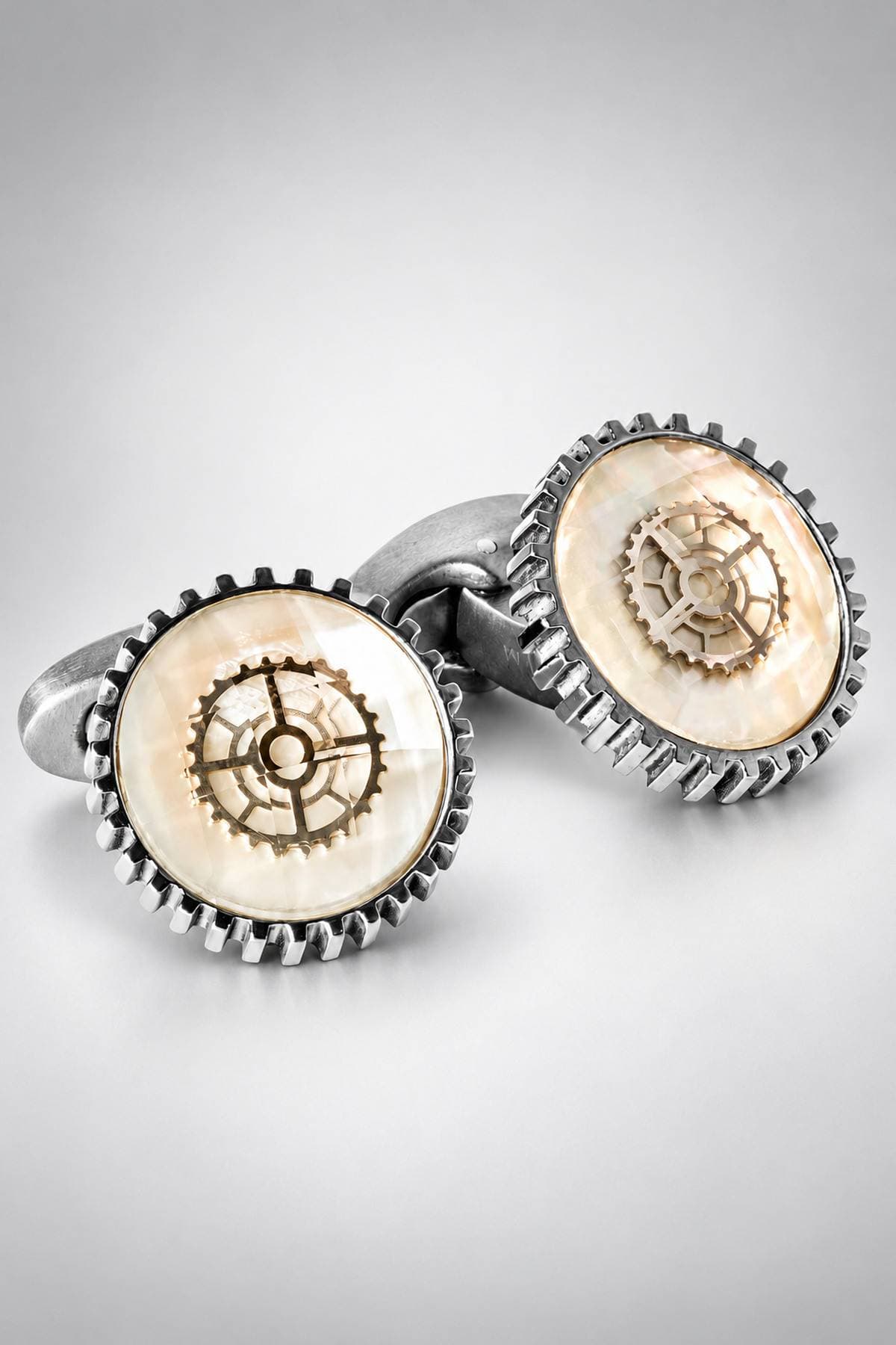 Precision Gear Mother-of-Pearl Cufflinks - $395.00 - View 1 of 4