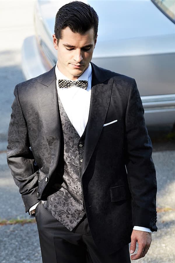 TUXEDO with fancy Silk VEST