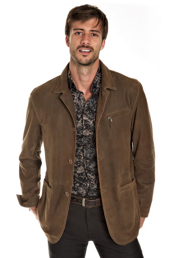 Gimos Vintage Leather Barn Blazer